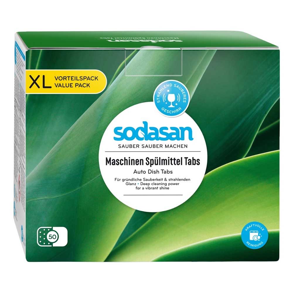Sodasan Maschinenspülmittel Tabs XL-Pack 50 Stück Spülmaschinentabs