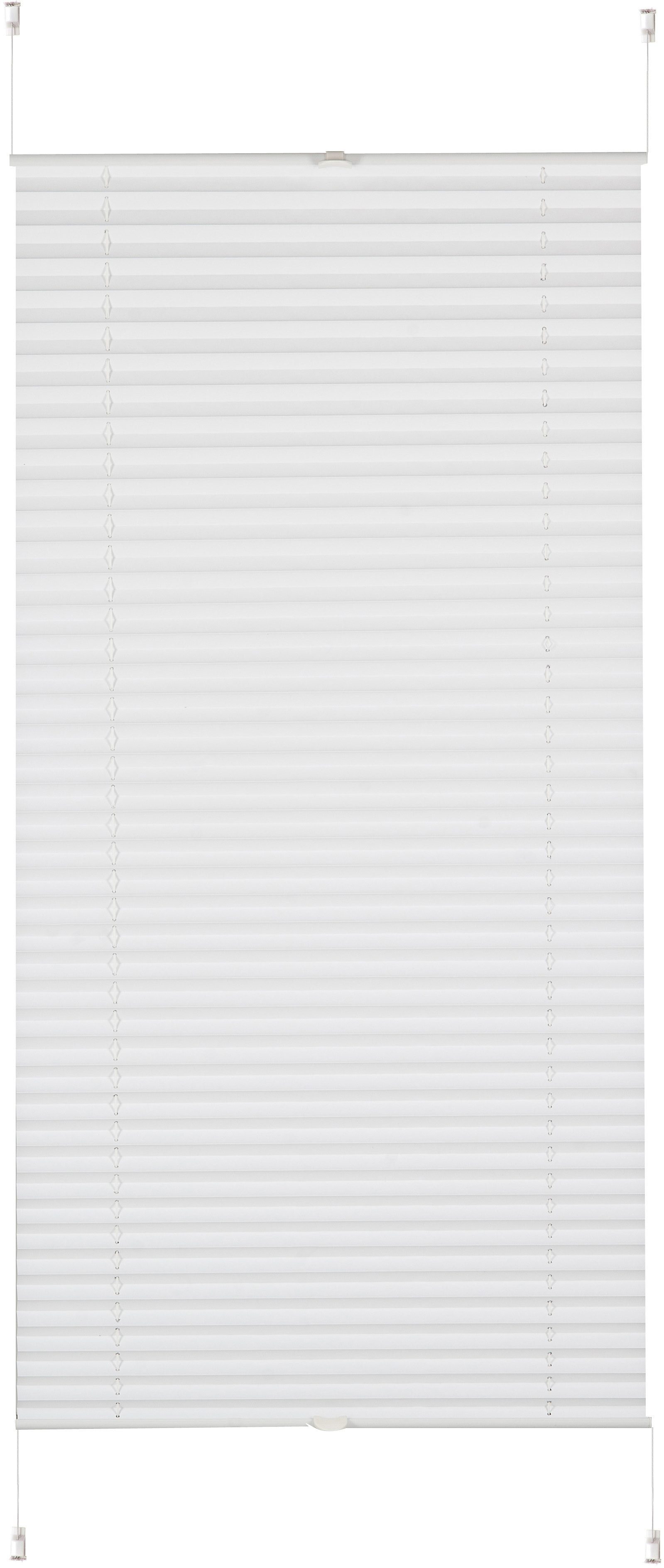 K-HOME Plissee Klemmfix Pisa, verdunkelnd, ohne Bohren, verspannt, Klemmfix günstig online kaufen