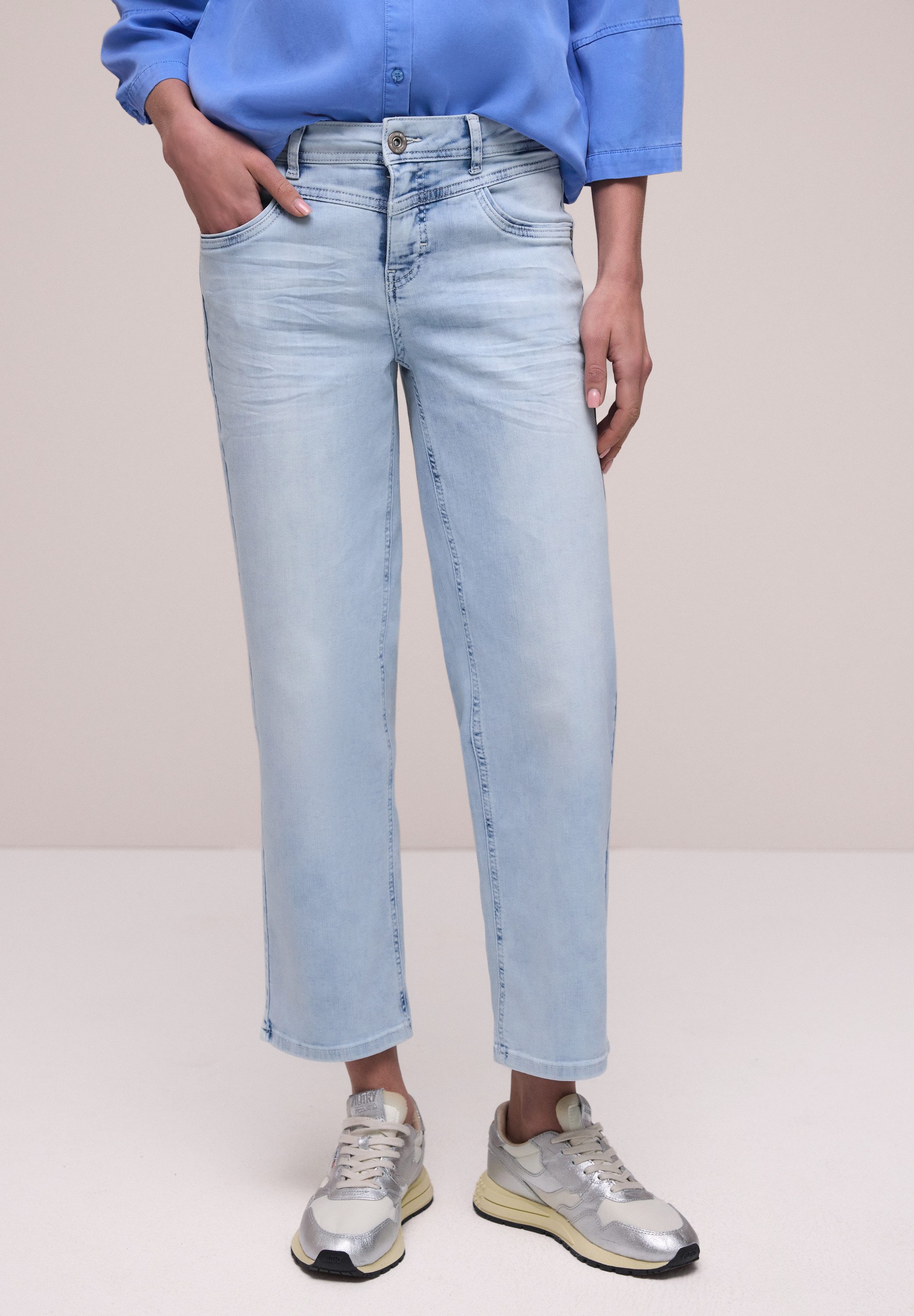 STREET ONE Comfort-fit-Jeans Middle Waist