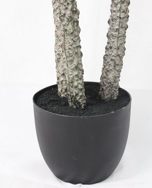 Kunstpalme Kunstpflanze Yuccapalme, Arnusa, Höhe 145 cm, Real-Touch, feritg im Topf
