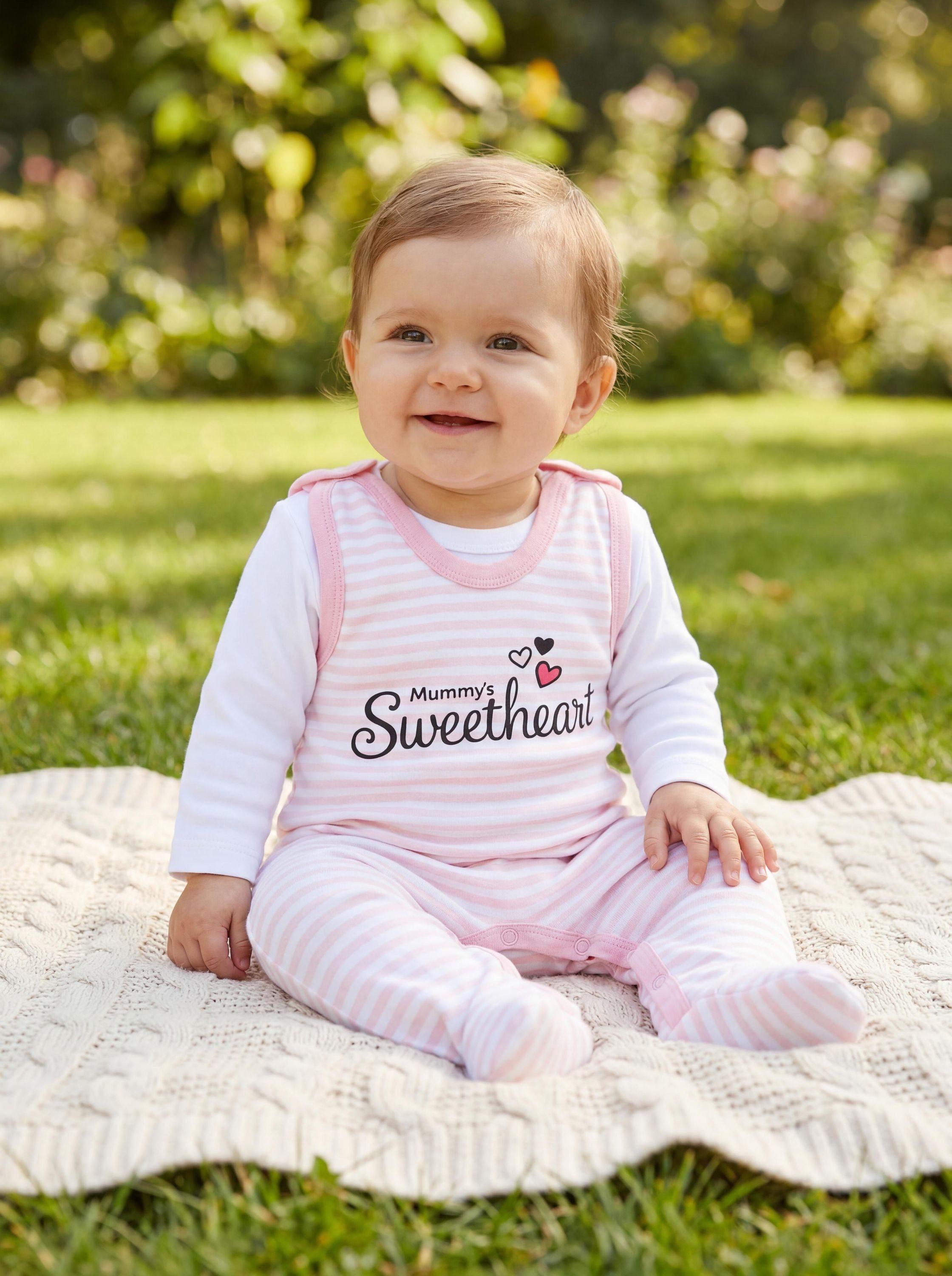 TupTam Strampler TupTam Unisex Baby Strampler mit Aufdruck 5er Set