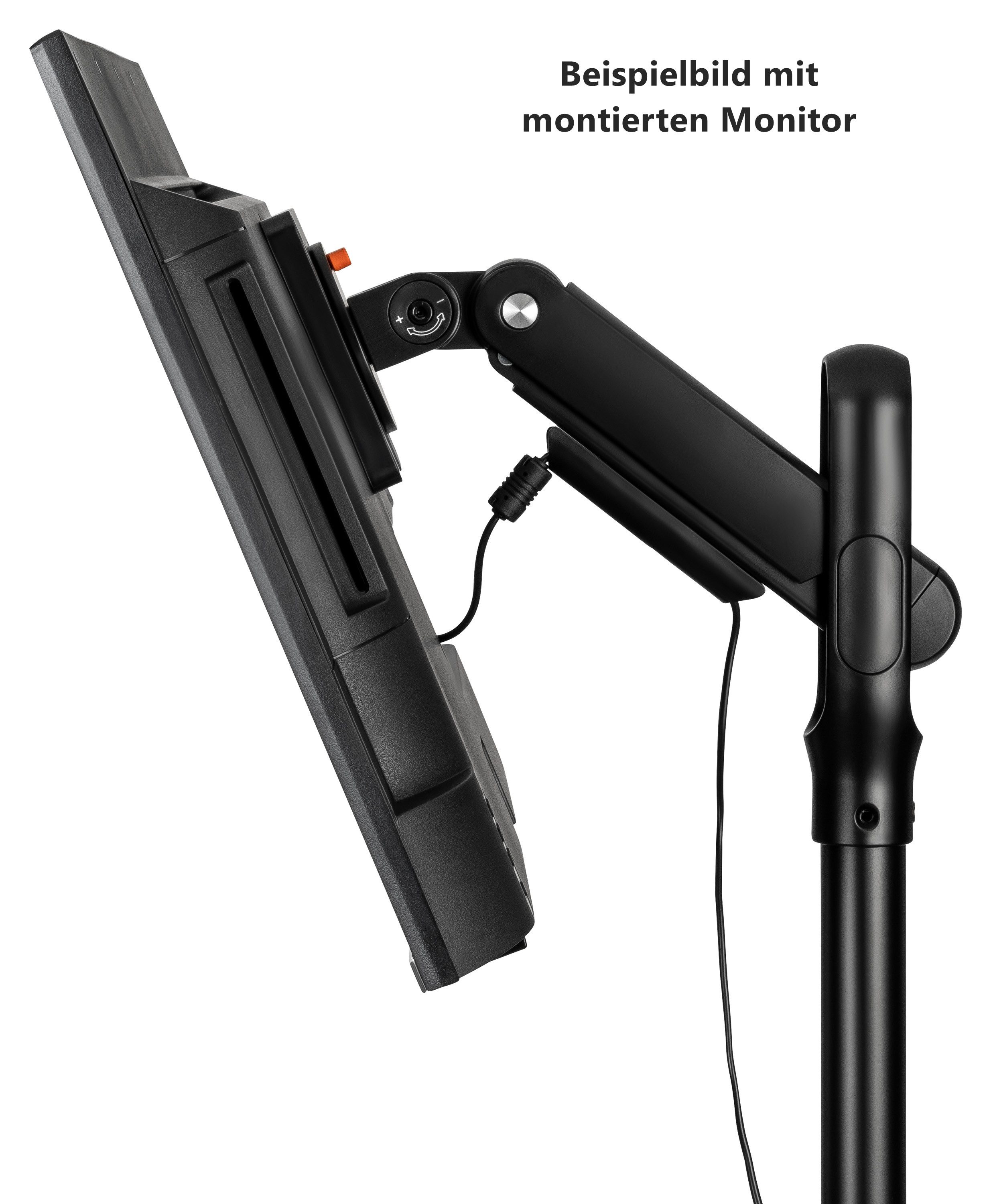 Reflexion TV-Standfuß BV05 Mobiler TV-Ständer, (bis 32 Zoll, Höhenverstellbar mit Federsystem 16" - 32" (40 - 81cm) Neigung: +/-90)
