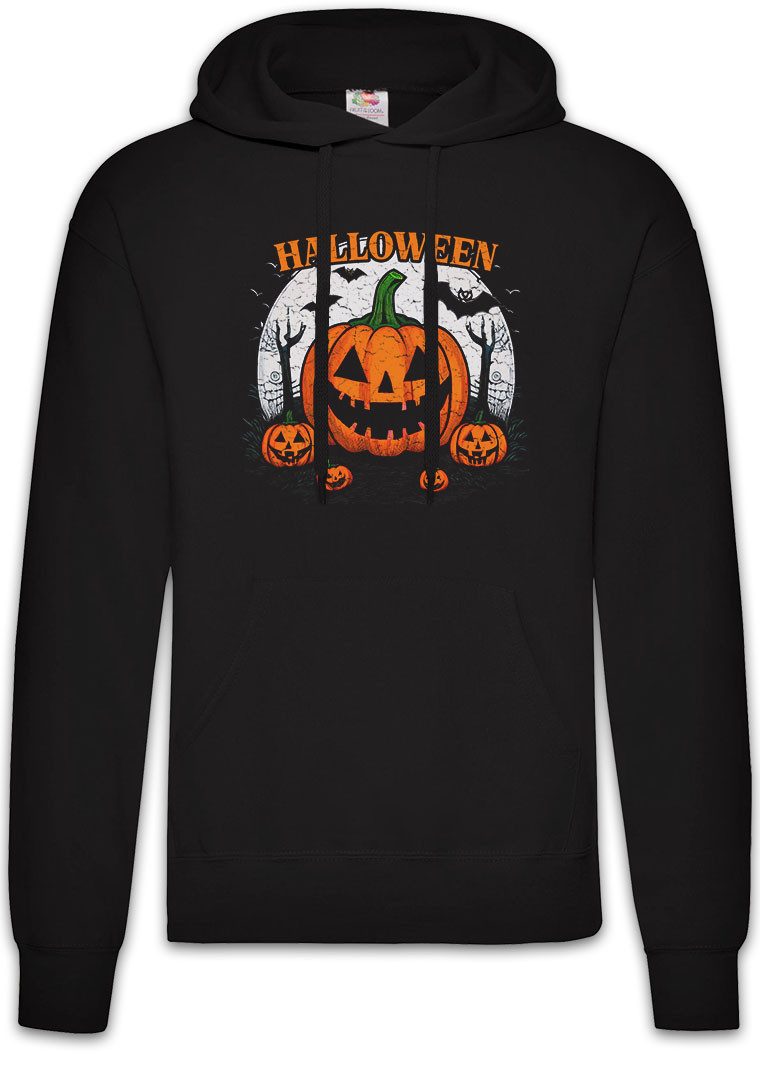 Hoodie Halloween Pumpkins & Bats Herren Hoodie Kürbis Horror Costume