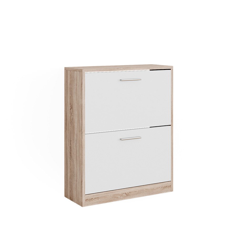 Vicco Schuhschrank Gizmo, Sonoma/Weiß, 59 x günstig online kaufen