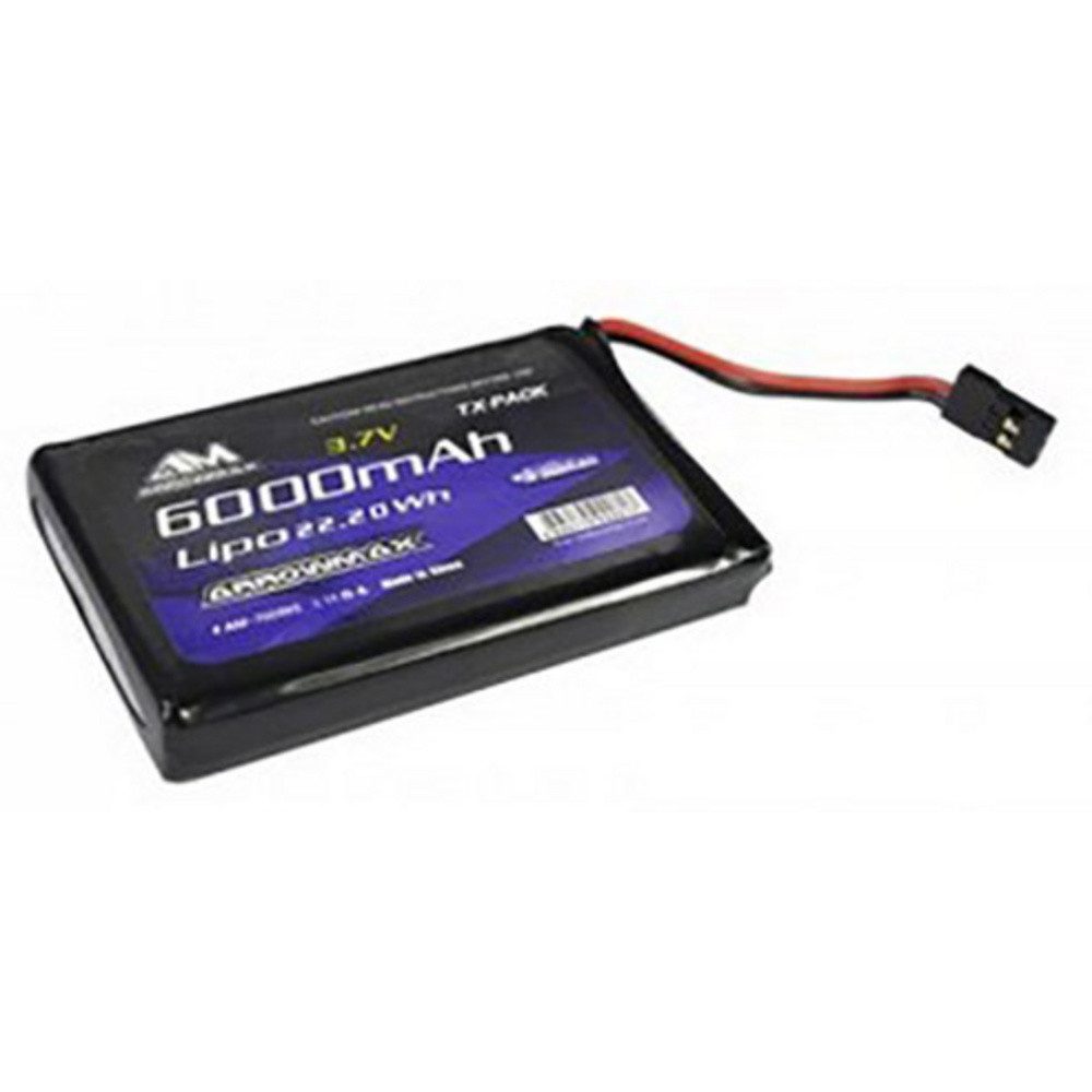 ArrowMax ArrowMax Modellbau-Akkupack (LiPo) 3.7 V 6000 mAh Softcase JR-Buchse Akku 6000 mAh (3.70 V)