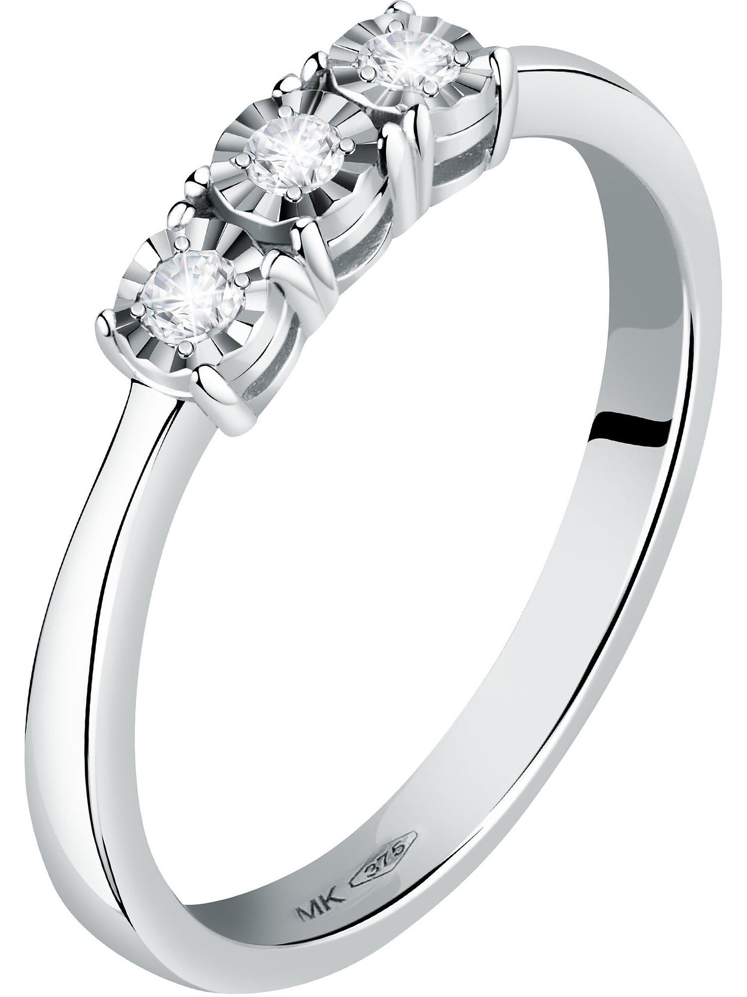 CHRIST Diamantring CHRIST Damen-Damenring 375er Weißgold günstig online kaufen