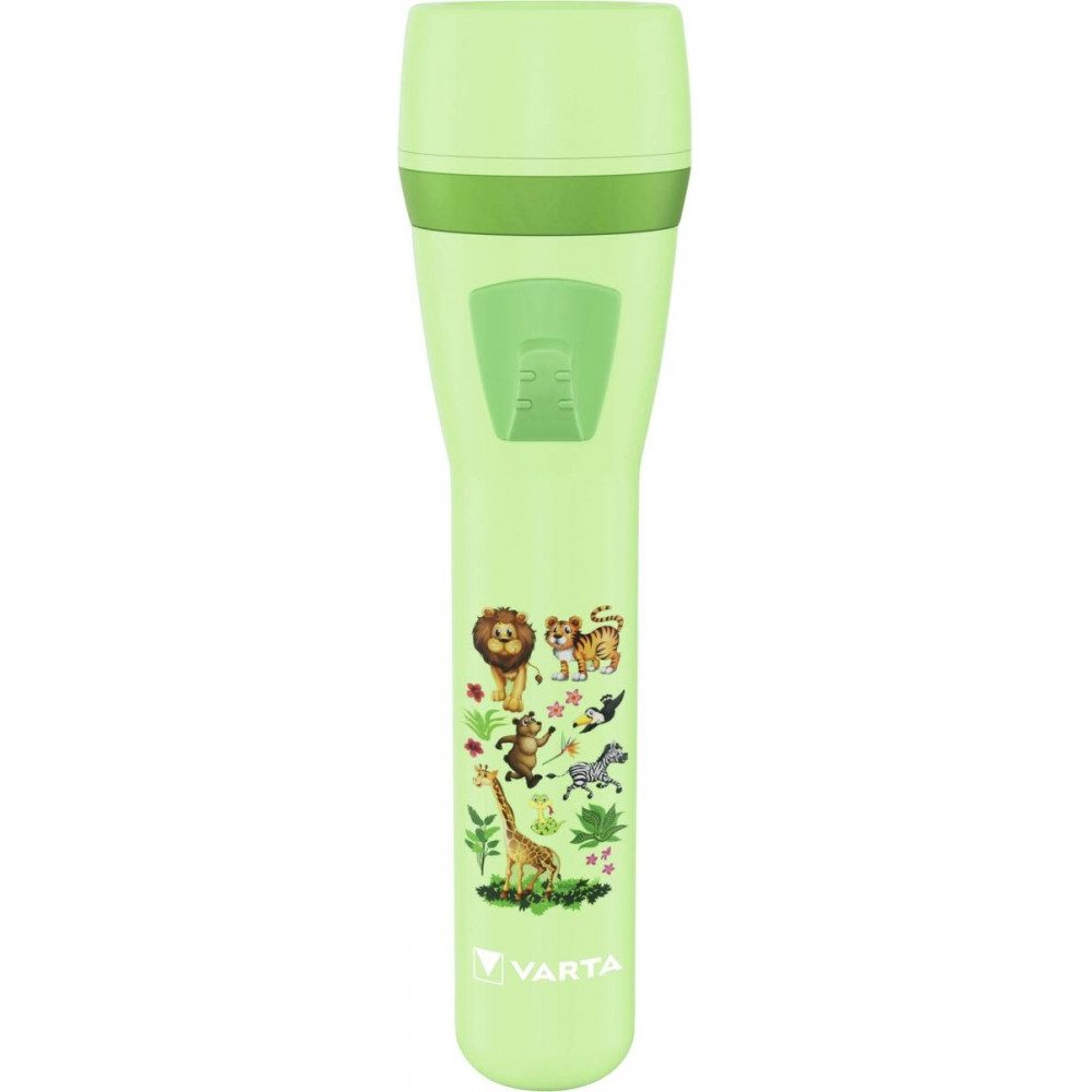 VARTA Taschenlampe 15650101421 Kids Flashlight Taschenlampe für Kinder (Sicherheitsdesign mit Schraubenfach)