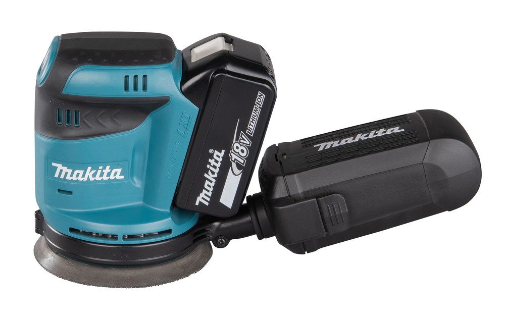 Makita Akku-Exzenterschleifer DBO180T1J, (1 tlg)