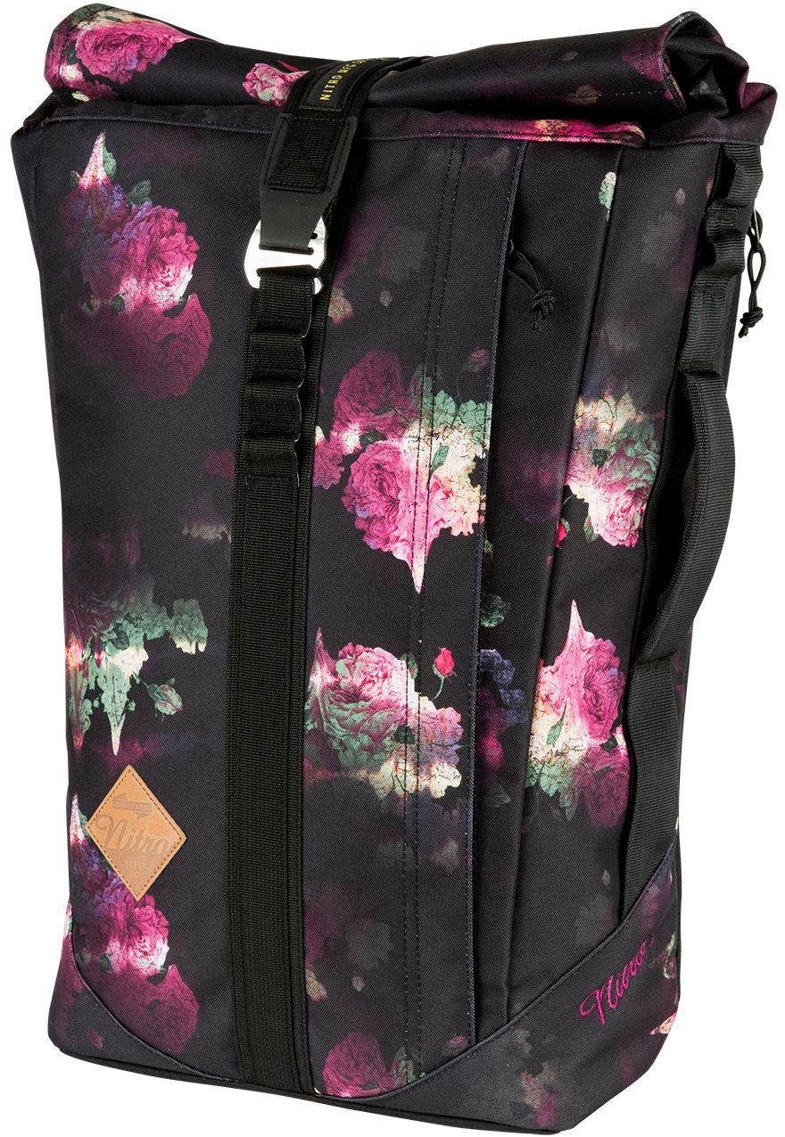 NITRO Freizeitrucksack Scrambler, Rucksack für Alltag, Arbeit & Reise mit Roll-Top, Cityrucksack