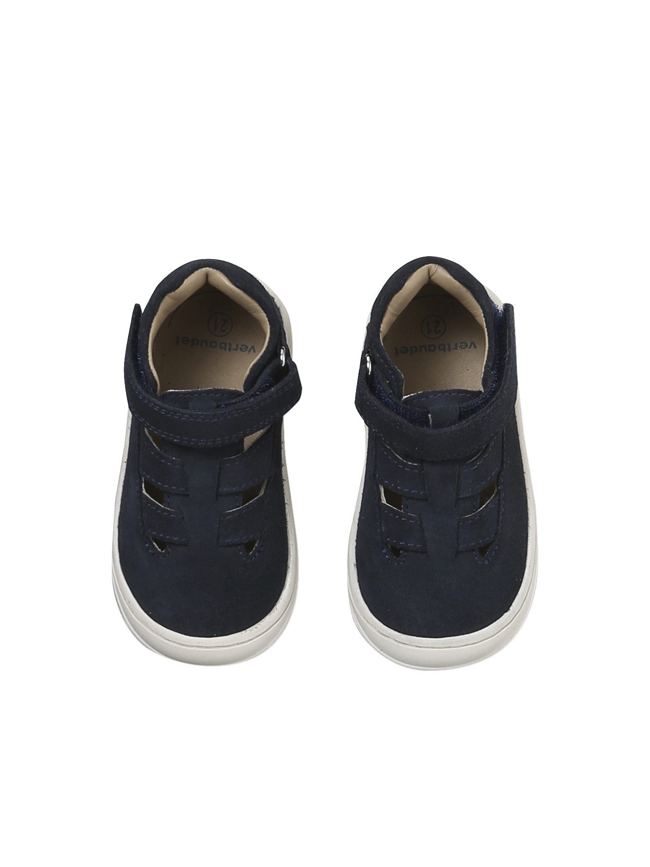 vertbaudet Baby Riemchenschuhe aus Leder mit Klettverschluss Lauflernschuh