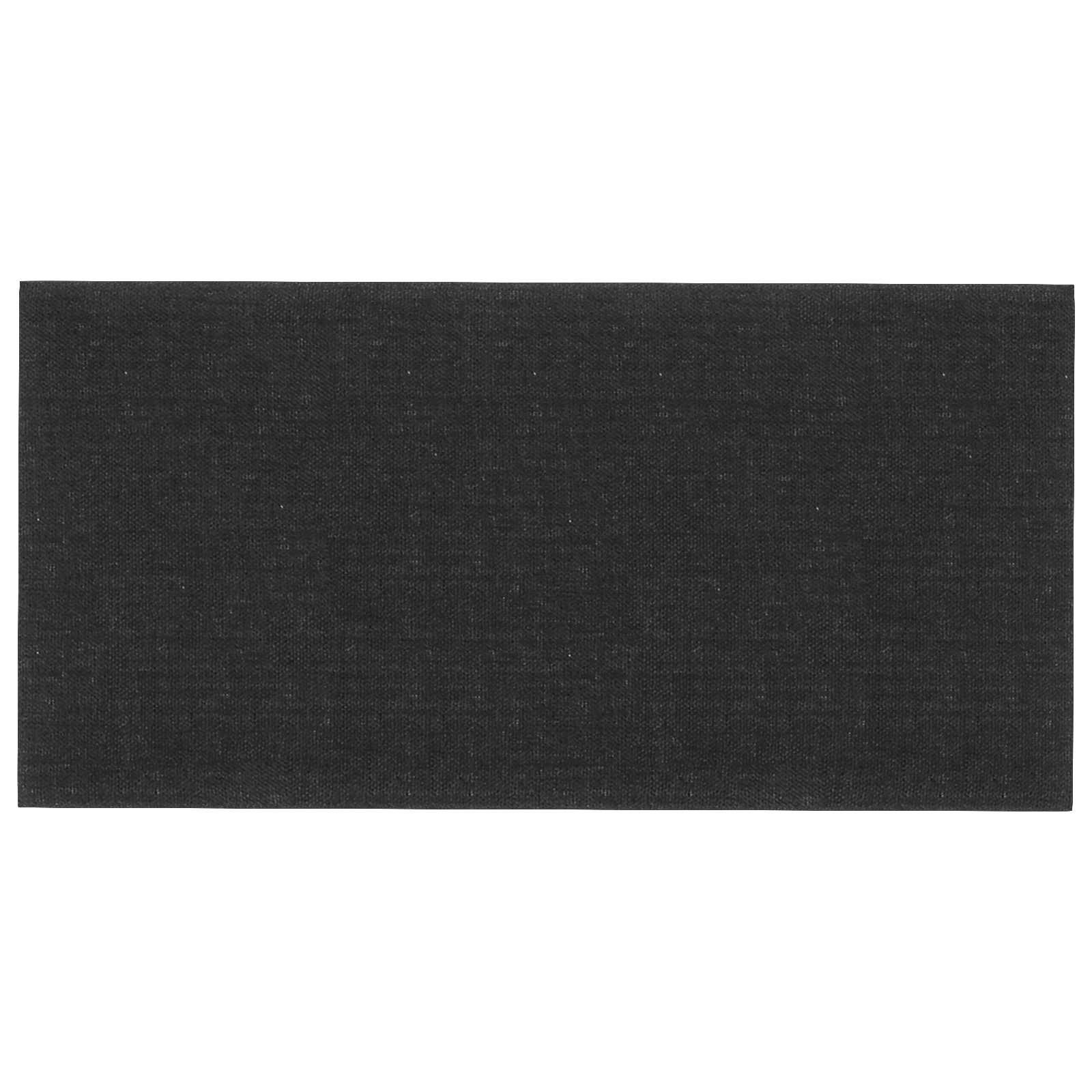 vidaXL Wandpaneel Wandkopfteilen 12 stk. 60 x 30 cm Schwarz Stoff, (12-tlg)