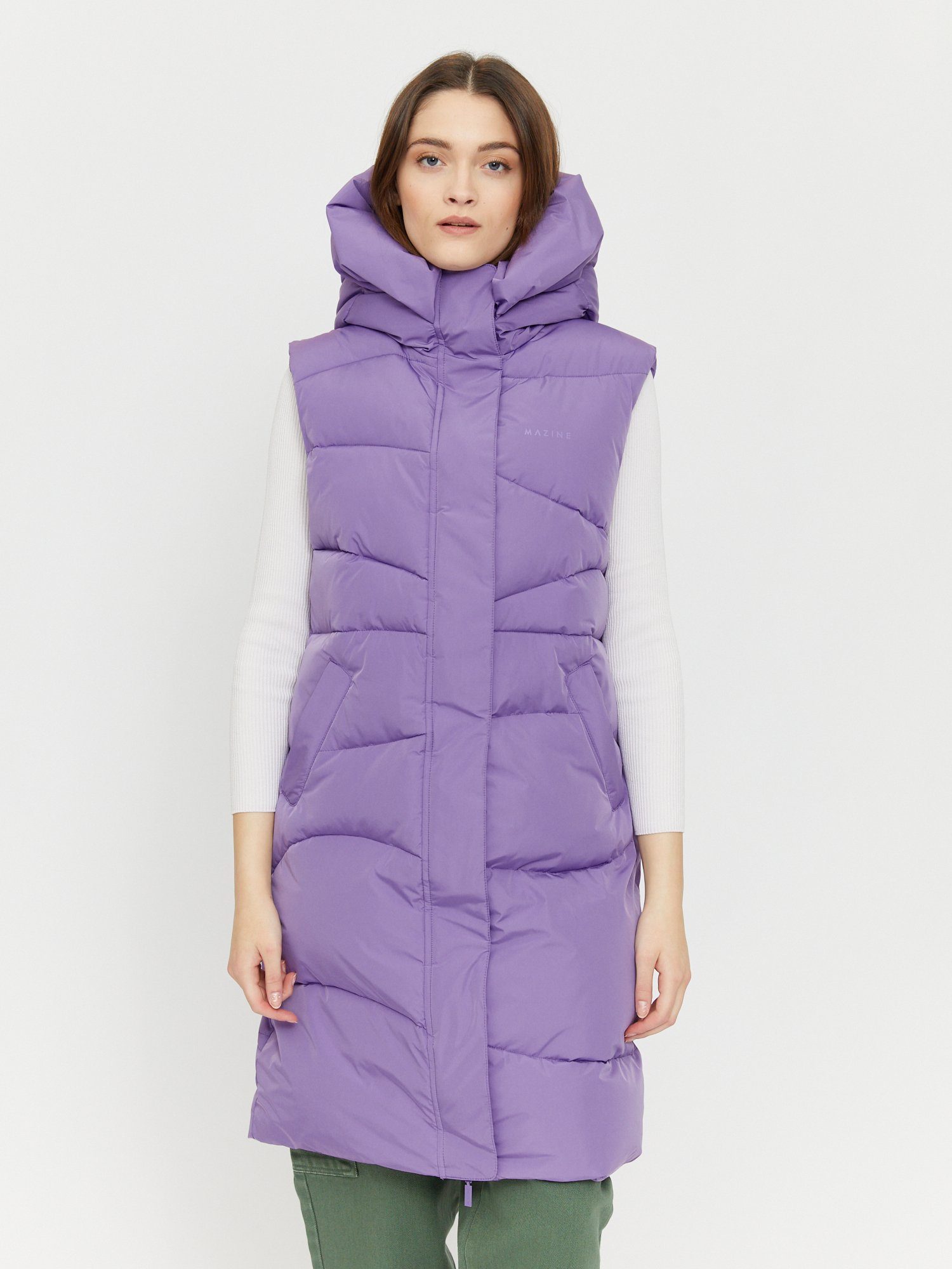 isolierend MAZINE warm purple Wanda Steppweste haze Vest