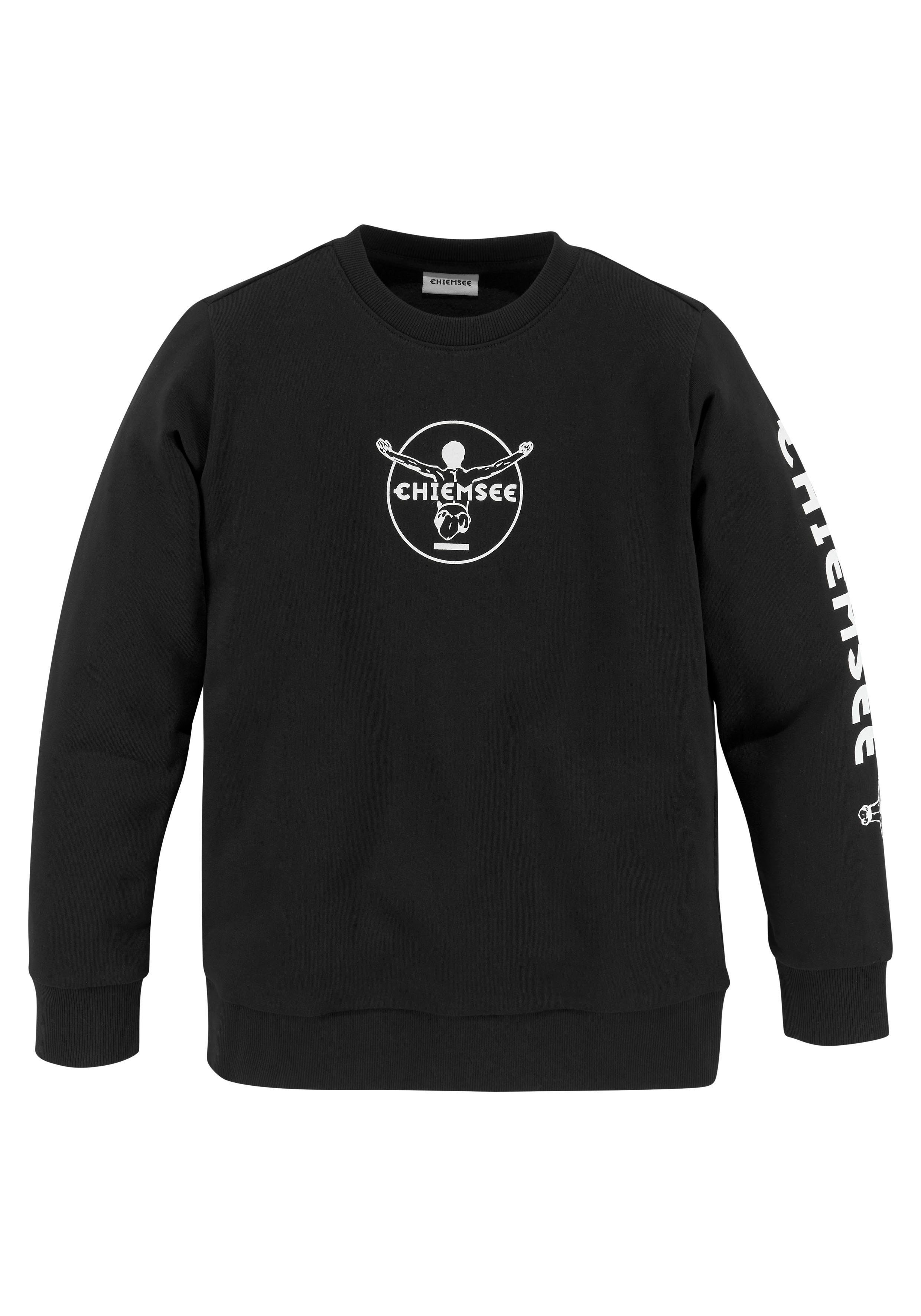Chiemsee Shirt & Hose & mit Sweatshirt 2-tlg., Sweatanzug Jogginganzug Logo-Drucken Sweathose) (Set