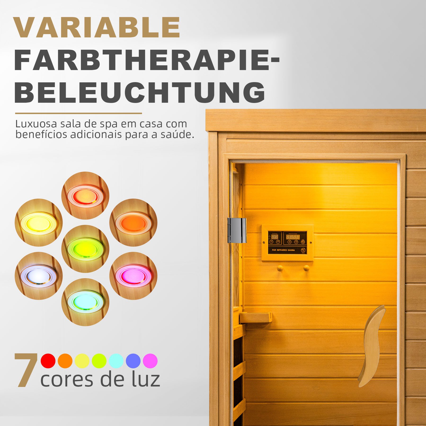 HomeMiYN Infrarotkabine Infrarotkabine Infrarotsauna für Zuhause günstig online kaufen