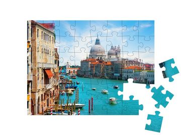 puzzleYOU Puzzle Blick auf majestätische venezianische Wahrzeichen, 48 Puzzleteile, puzzleYOU-Kollektionen