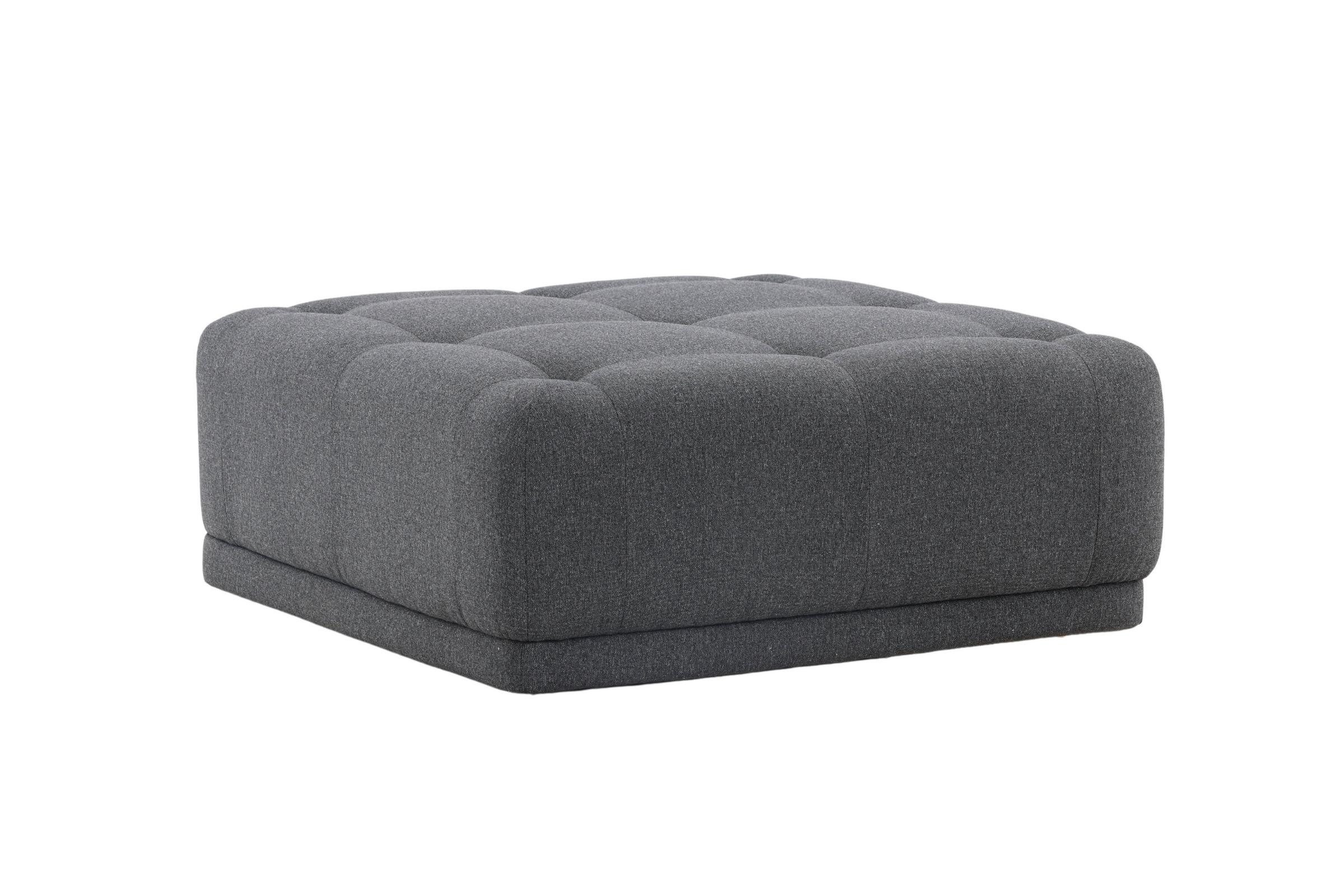 Venture Home Pouf Turin Pouf grau. (1-St)