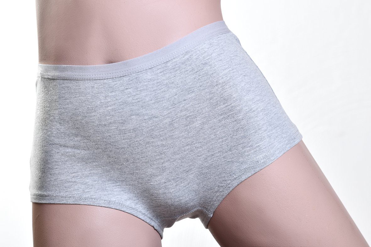 Toker Collection® Hüftpanty Damen Panty, Hipster mit weichem Modal 3er Pack (Packung, 3er-Pack) im 3er Pack grau