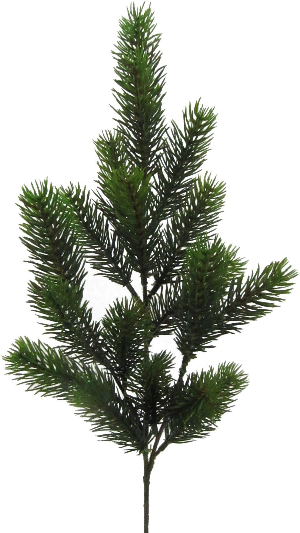 Winterliche Kunstpflanze Weihnachtsdeko Tanne, Creativ green, Höhe 60 cm, Zweig benadelt, 6 Stück im Set