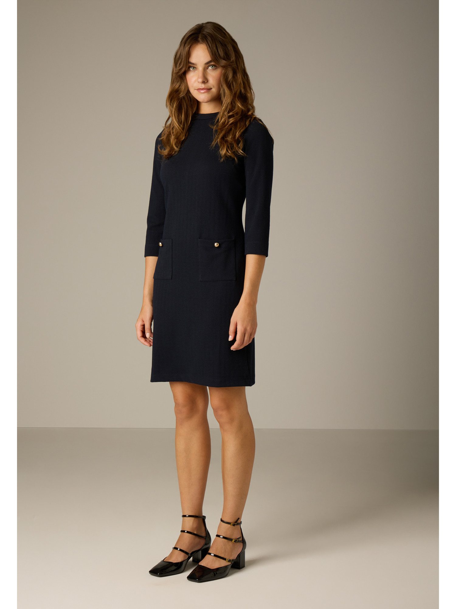 MORE&MORE Jerseykleid Midikleid schmal, Stretch günstig online kaufen