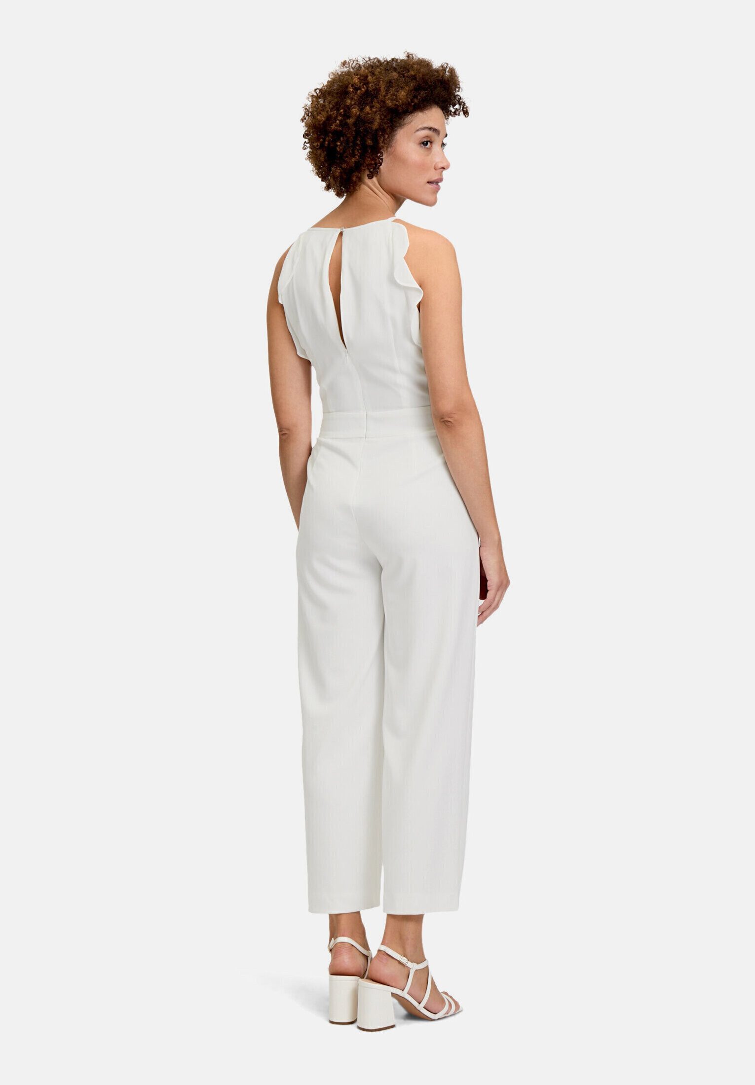 Vera Mont Overall Damen mit Volant (1-tlg) Bindeband