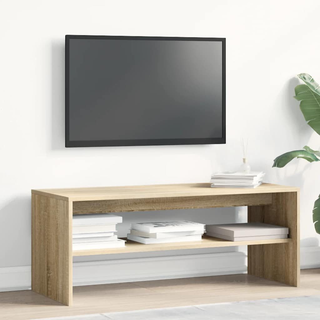vidaXL TV-Schrank TV-Schrank Sonoma-Eiche 100x40x40 cm Holzwerkstoff (1-St) günstig online kaufen