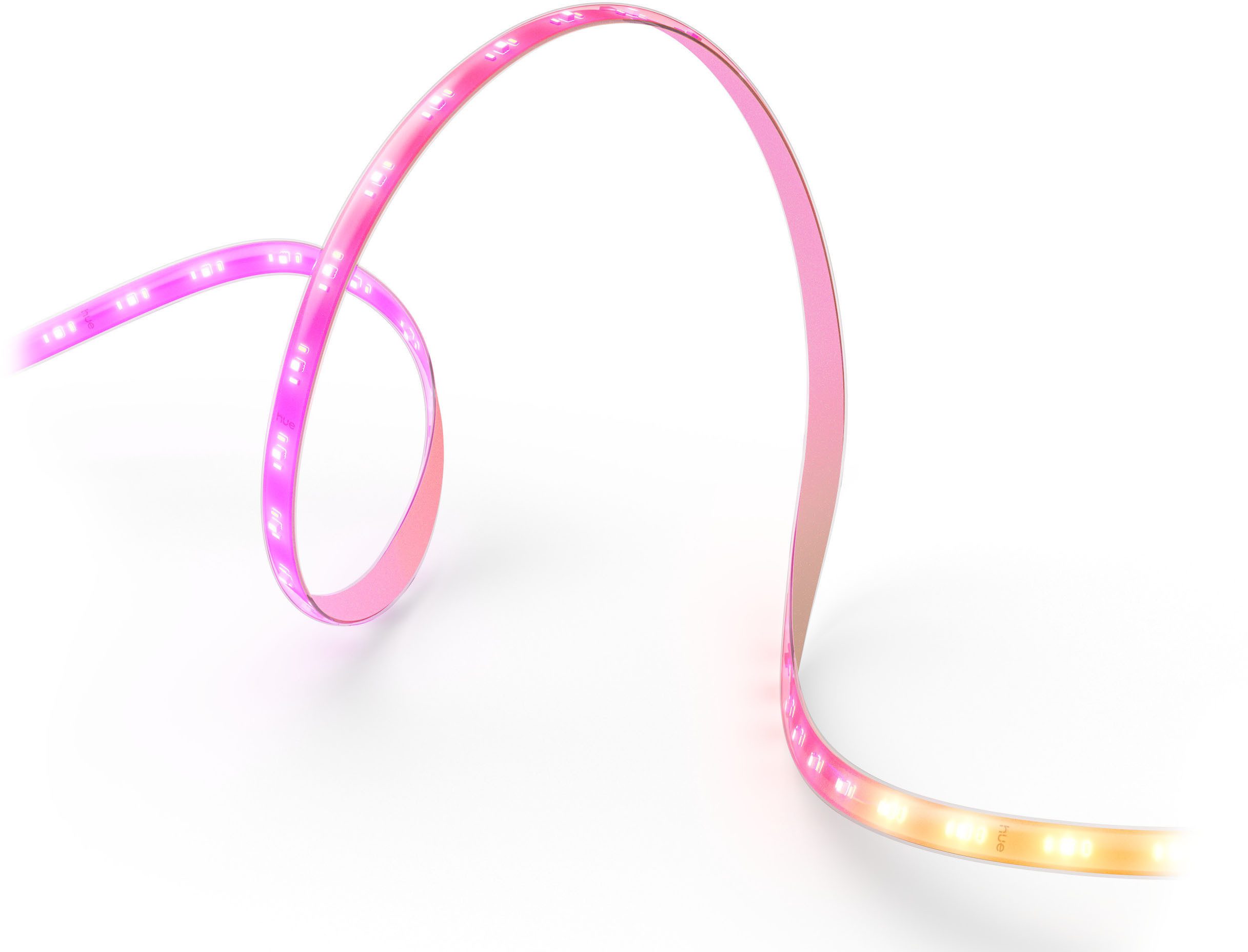 Philips Hue LED-Streifen Flux Gradient Lightstrip, Zuschneidbar, erweiterbar, Chromasync™, App- und Sprachsteuerung