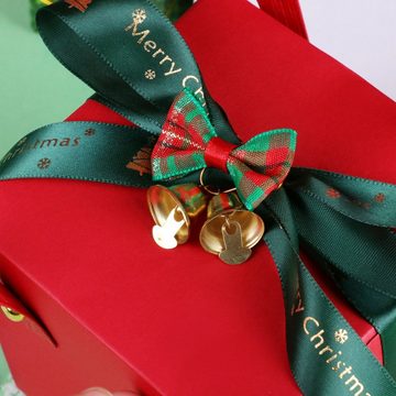 Rutaqian Geschenkbox Schachtel Weihnachten Geschenkboxen Karton, Weihnachts - Design Kisten Schachteln Geschenk