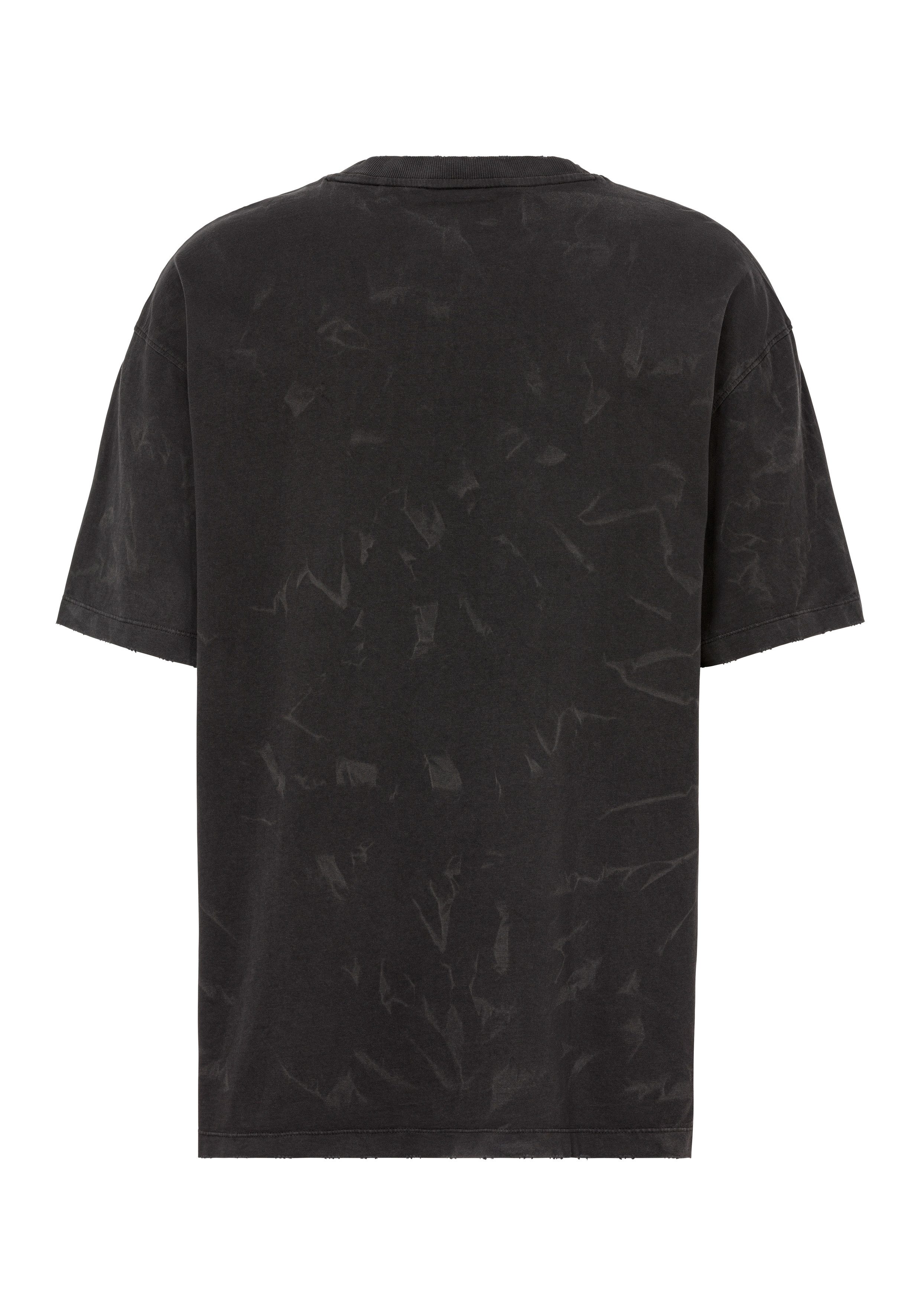 HUGO Blue T-Shirt Nustroyo mit used-Details günstig online kaufen