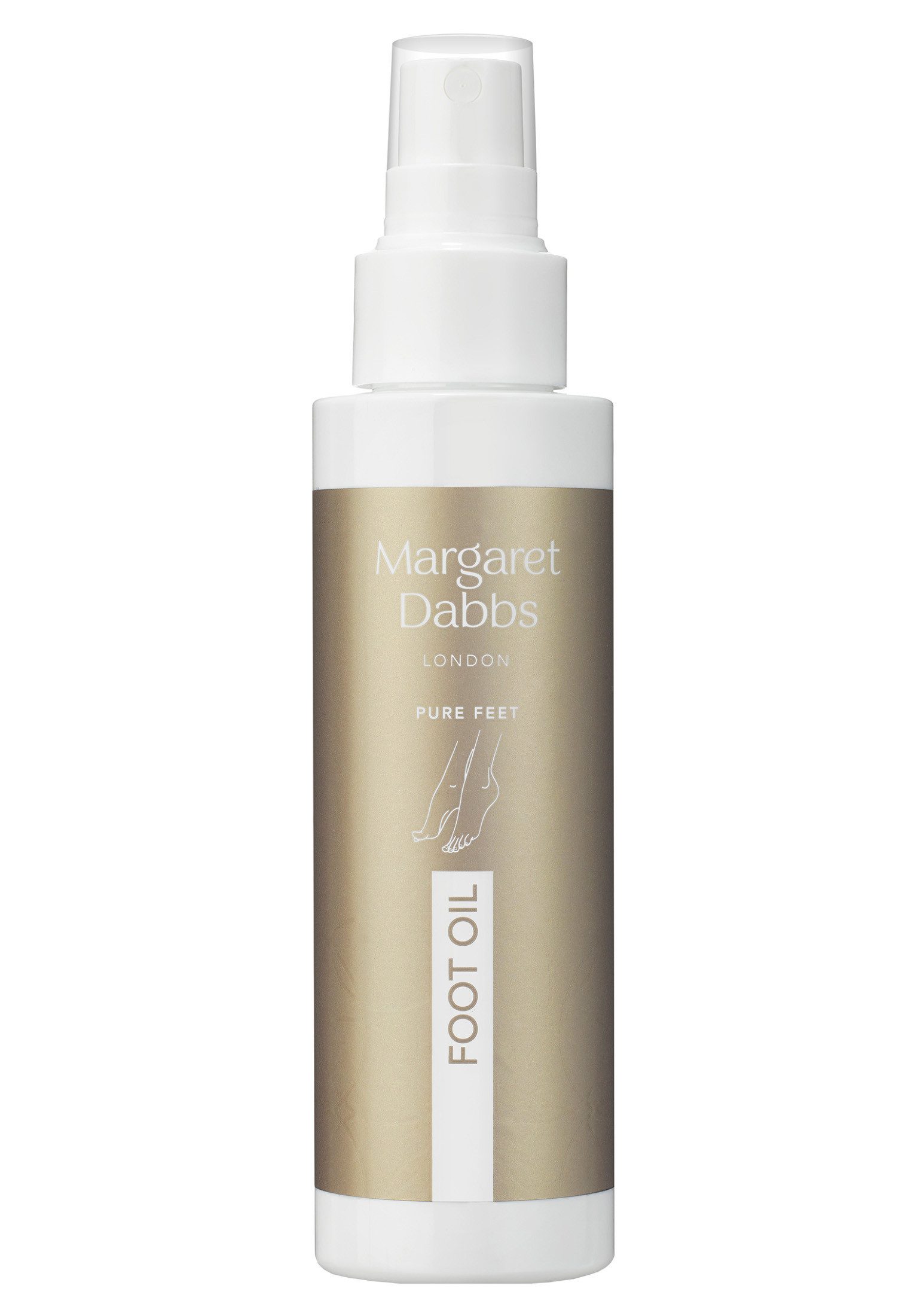 Margaret Dabbs Fußlotion Margaret Dabbs Fußpflege Pure Foot Oil Luxuriöses Fußöl mit Buriti-, Hanfsamen- und Jojobaöl und Duftnoten aus Bergamotte und Petitgrain, antimykotisch und antibakteriell, intensiv regenerierend.