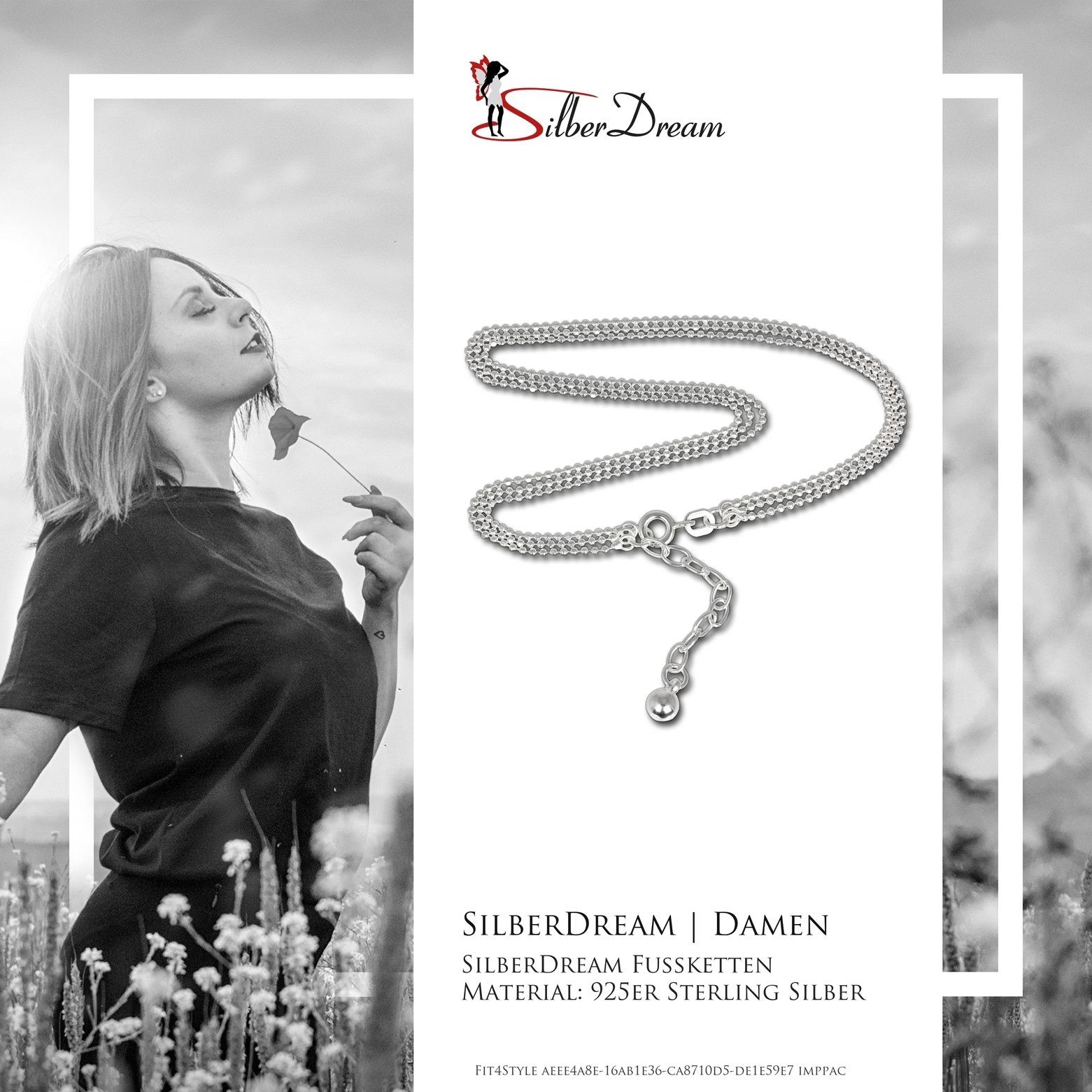 SilberDream Fußkette mit Anhänger SilberDream Fußkette günstig online kaufen