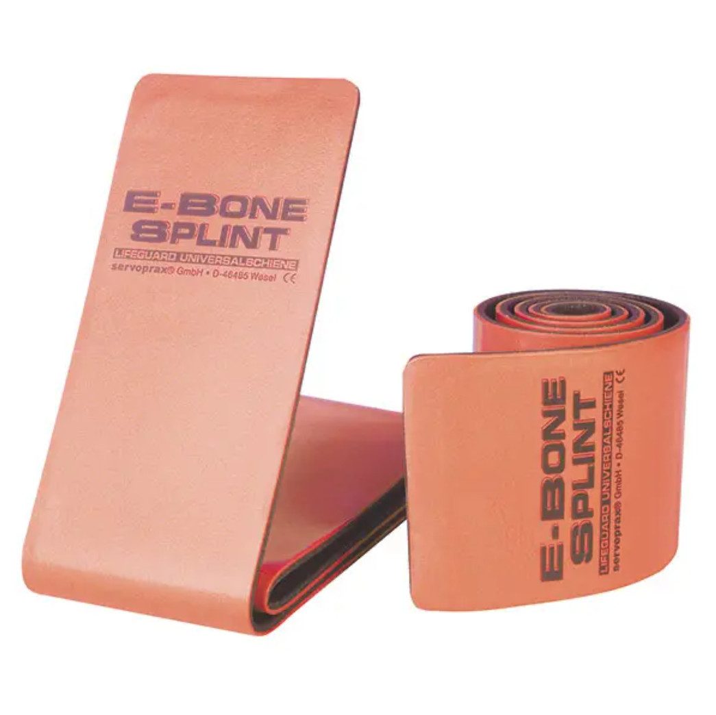 DocMed Erste-Hilfe-Set Splint Schiene E-Bone, (Mehrfach verwendbar, 1 St), Universell zuschneidbar, 14 % mehr Materialvolumen