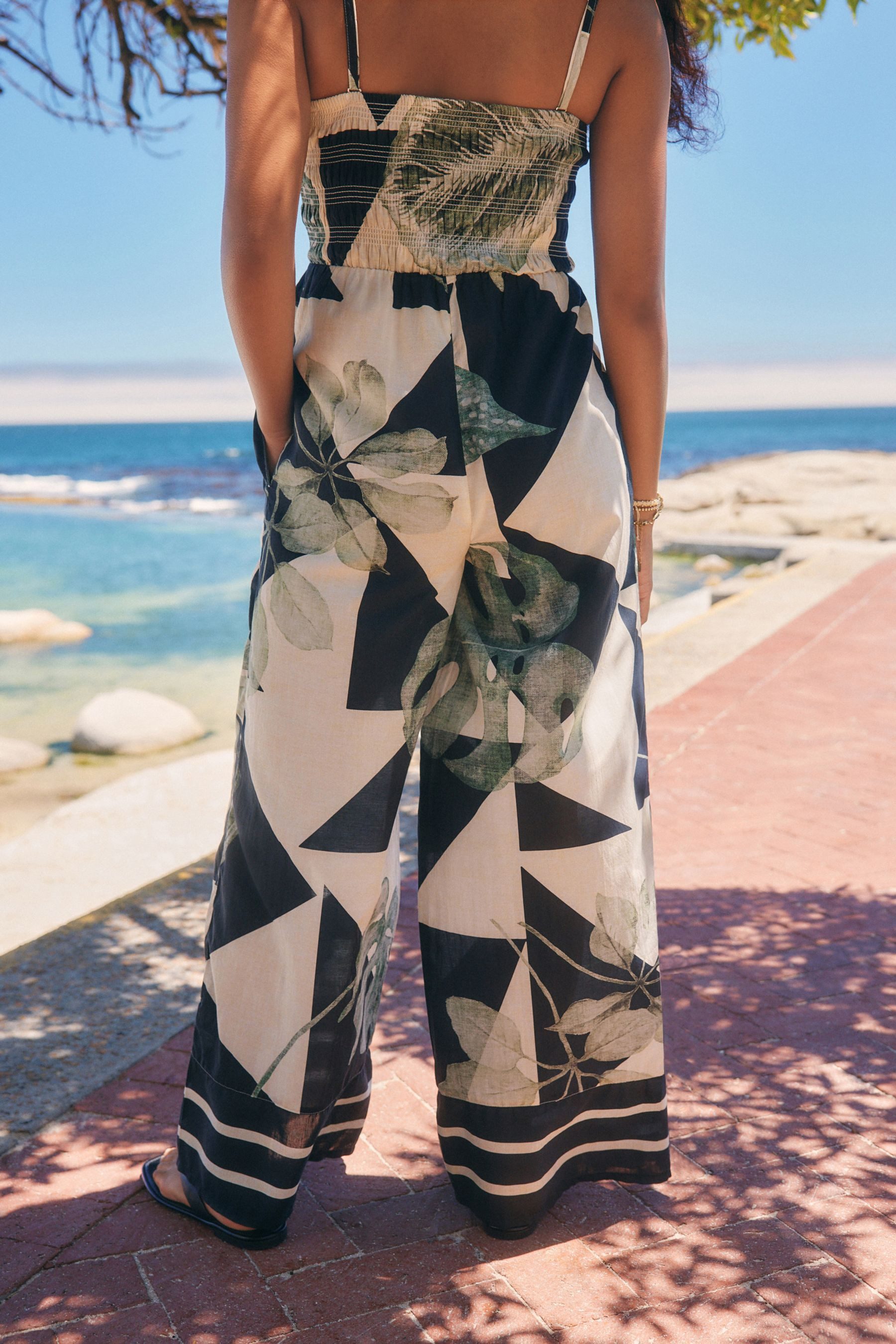 Next Jumpsuit Gesmokter Bandeau-Overall – Kurz (1-tlg) günstig online kaufen