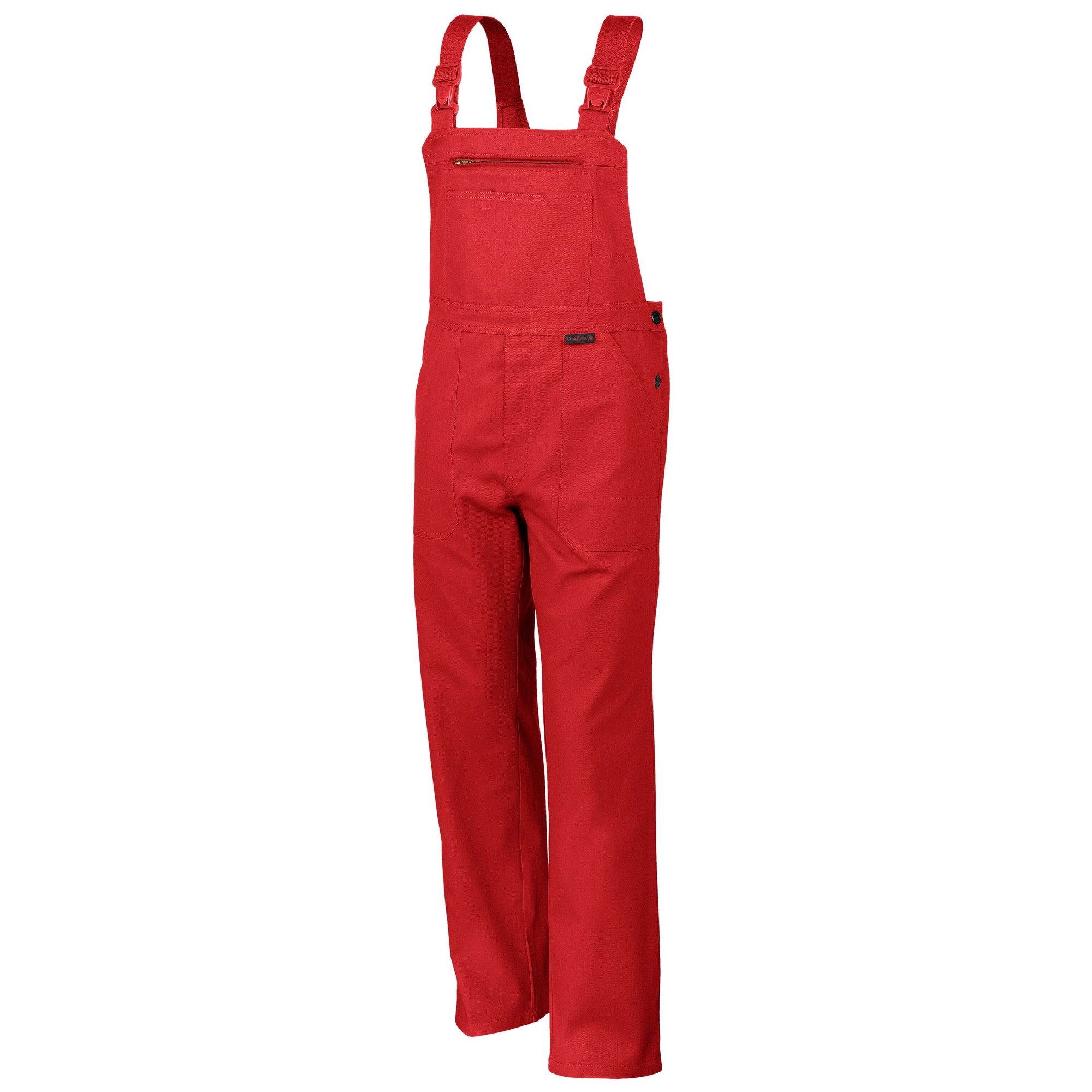Qualitex Workwear Arbeitslatzhose classical Latzhose - pflegeleichter Blaumann aus reiner Baumwolle