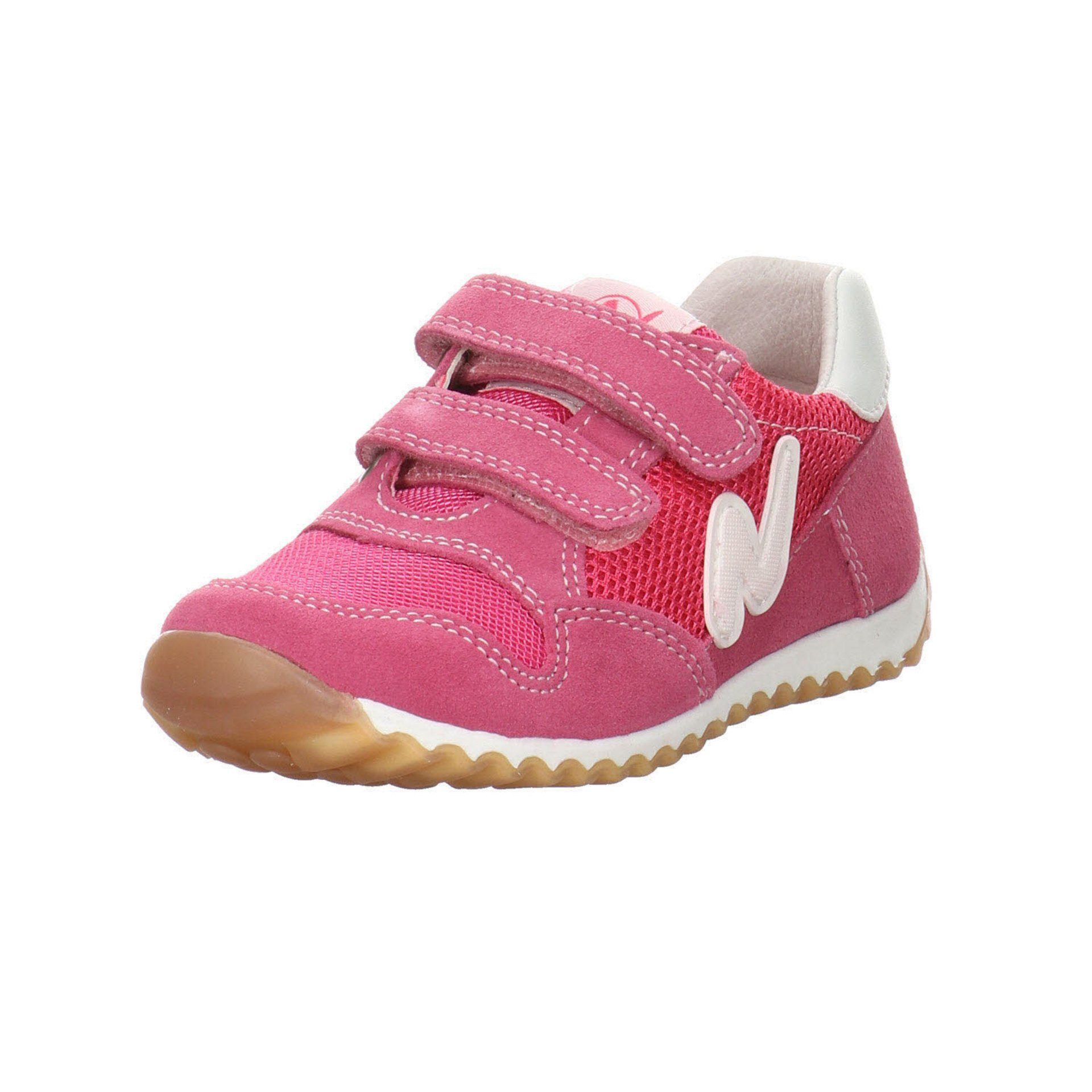 Naturino Jungen Schnürhalbschuhe Sammy Klettschuh Sneaker Leder-/Textilkombination FUCHSIA