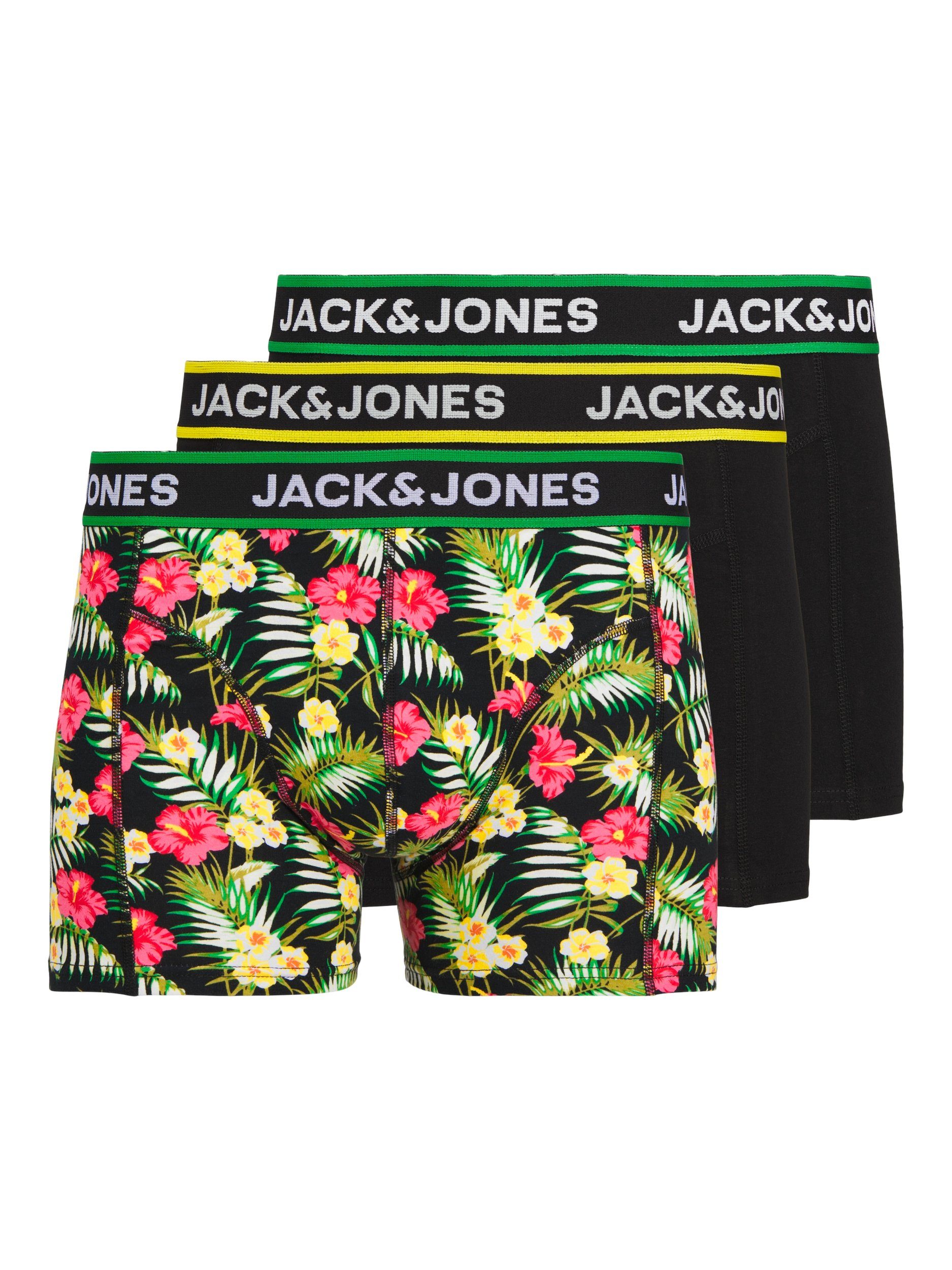 Trunk PACK (Packung, SN 3 JACPINK 3-St) & Jones FLOWERS Jack TRUNKS