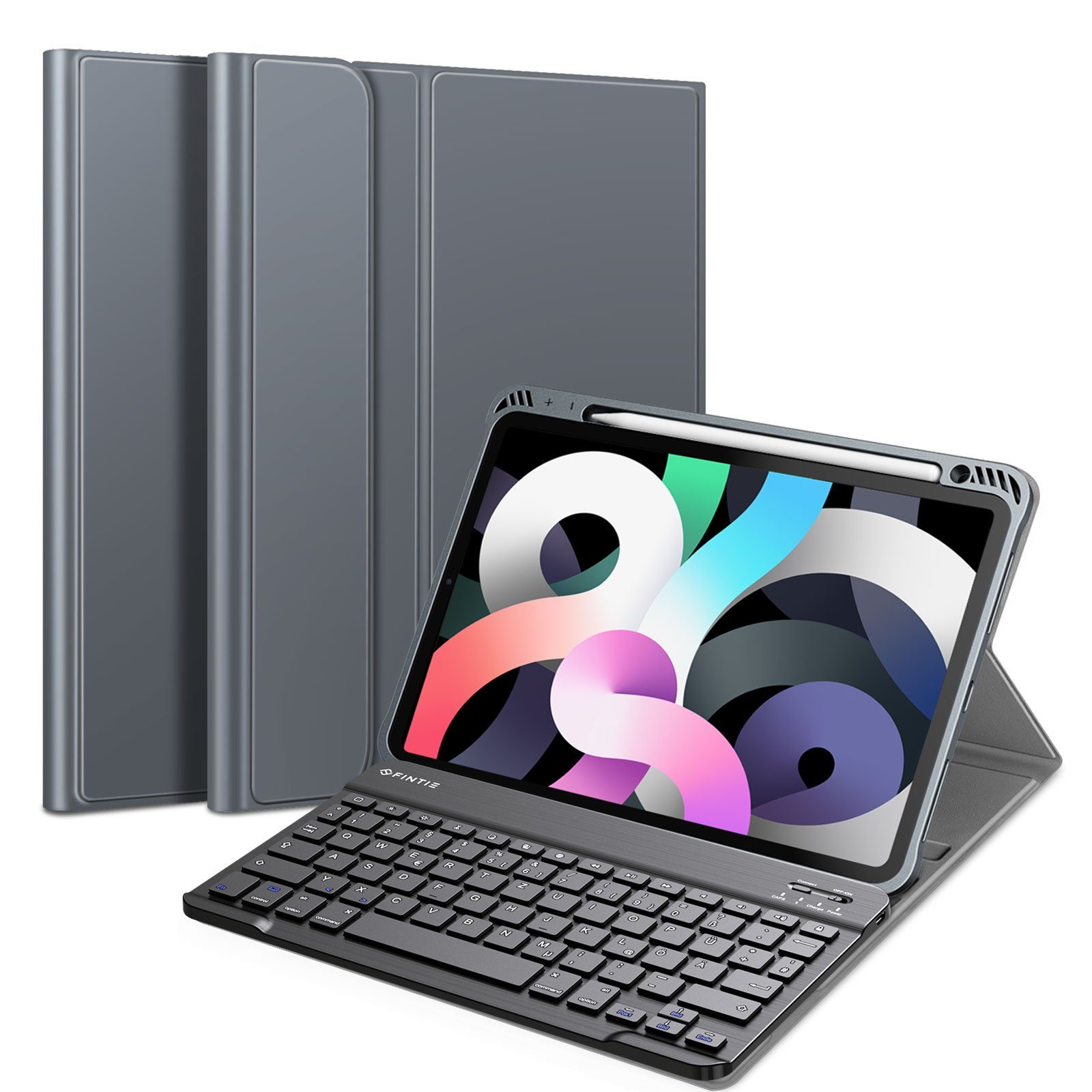 Fintie TabletHülle Tastatur Hülle für iPad Air 5 2022 / iPad Air 4