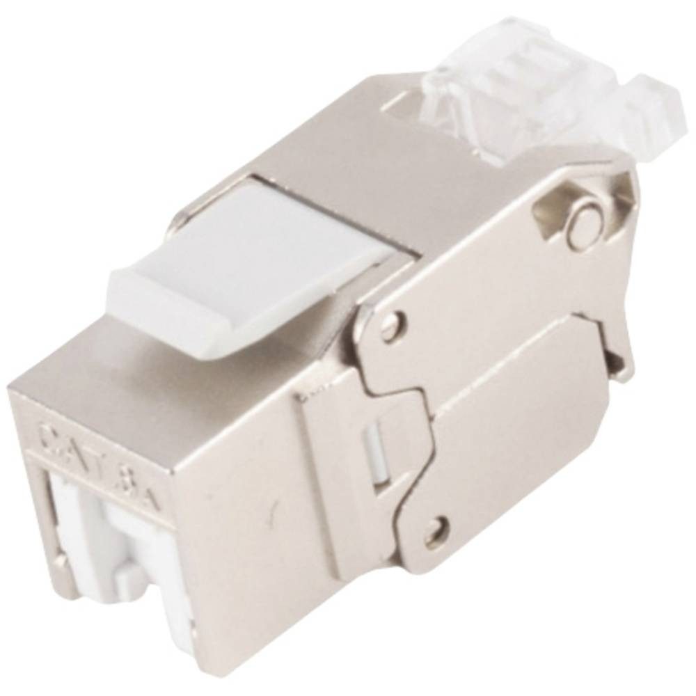 Keystone RJ45 Buchse, Cat. 6A, STP, ClampFix, Netzwerk-Adapter