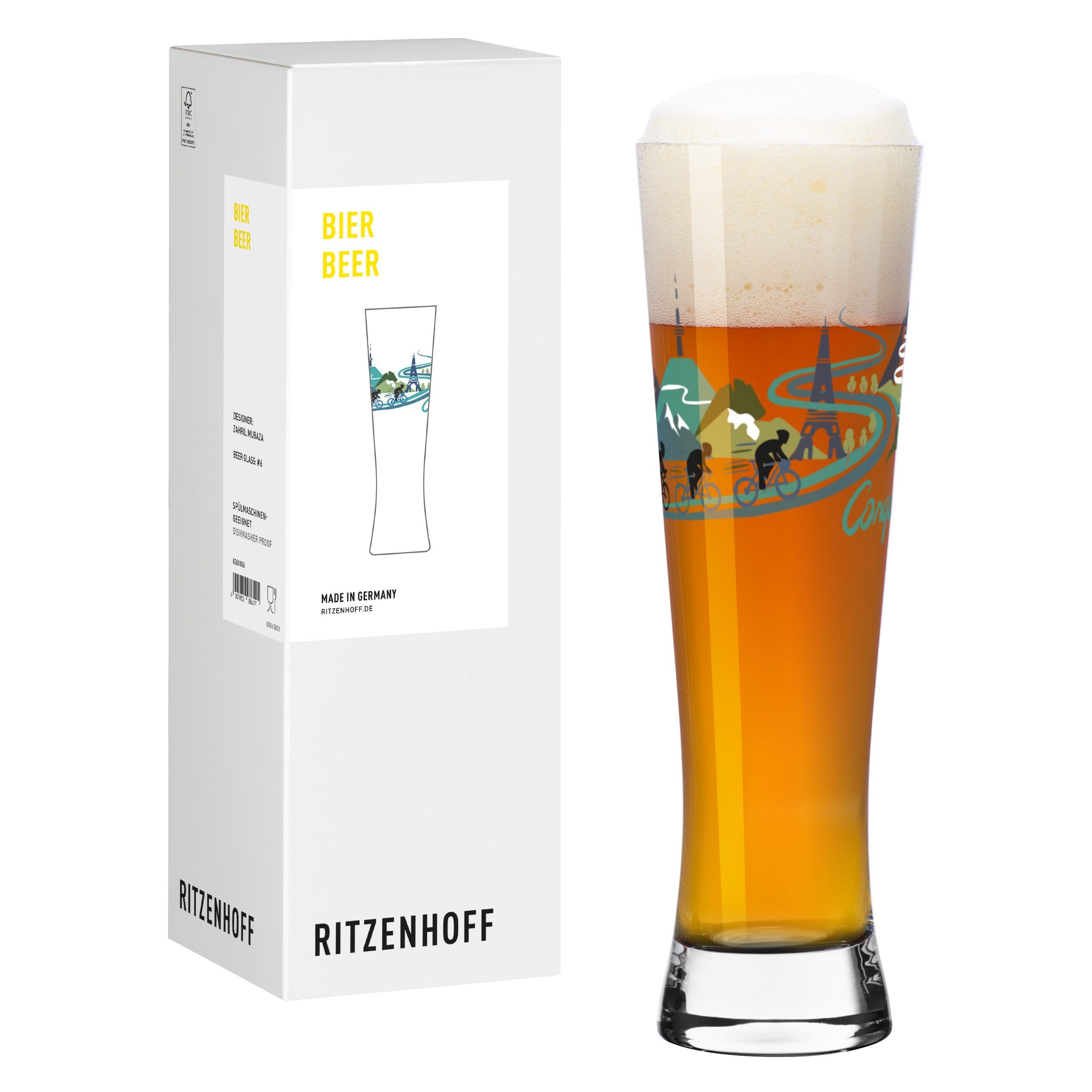Ritzenhoff Bierglas Radsport