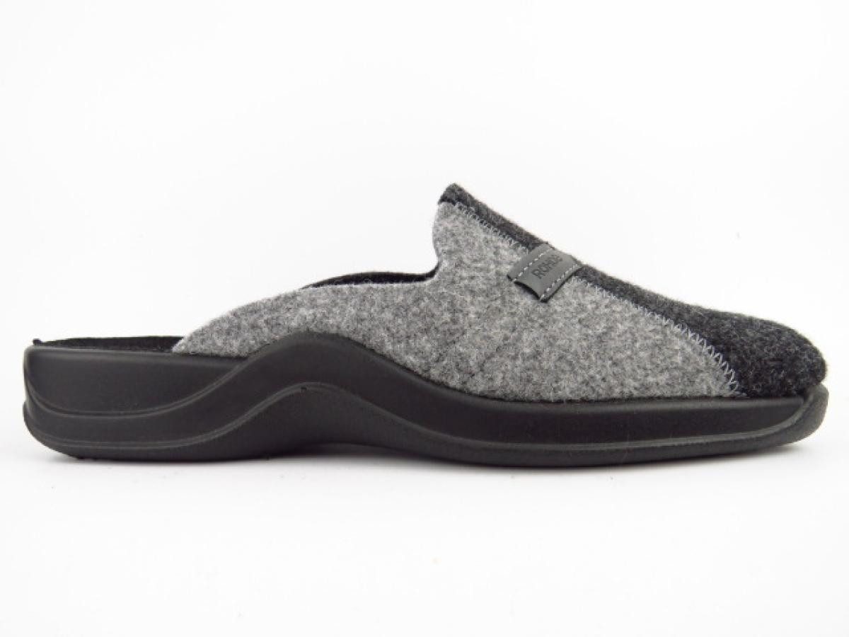 Rohde Softfilz anthrazit Hausschuh