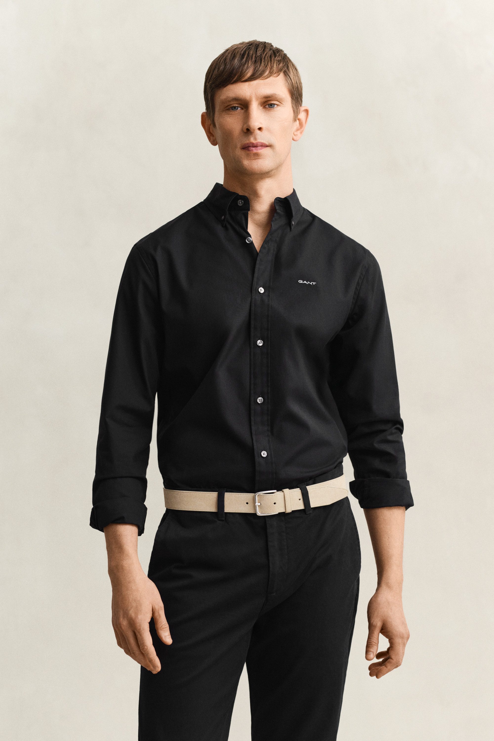 Gant Langarmhemd REGULAR FIT PINPOINT OXFORD Businesshemd, Button-down-Kragen