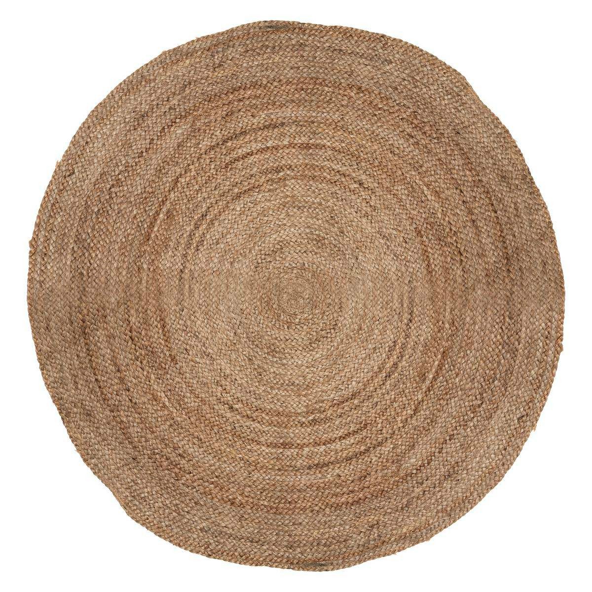 Atmosphera Créateur d'intérieur Teppich Runder Teppich, Dekoteppich, Jute, Ø 120 cm, rund