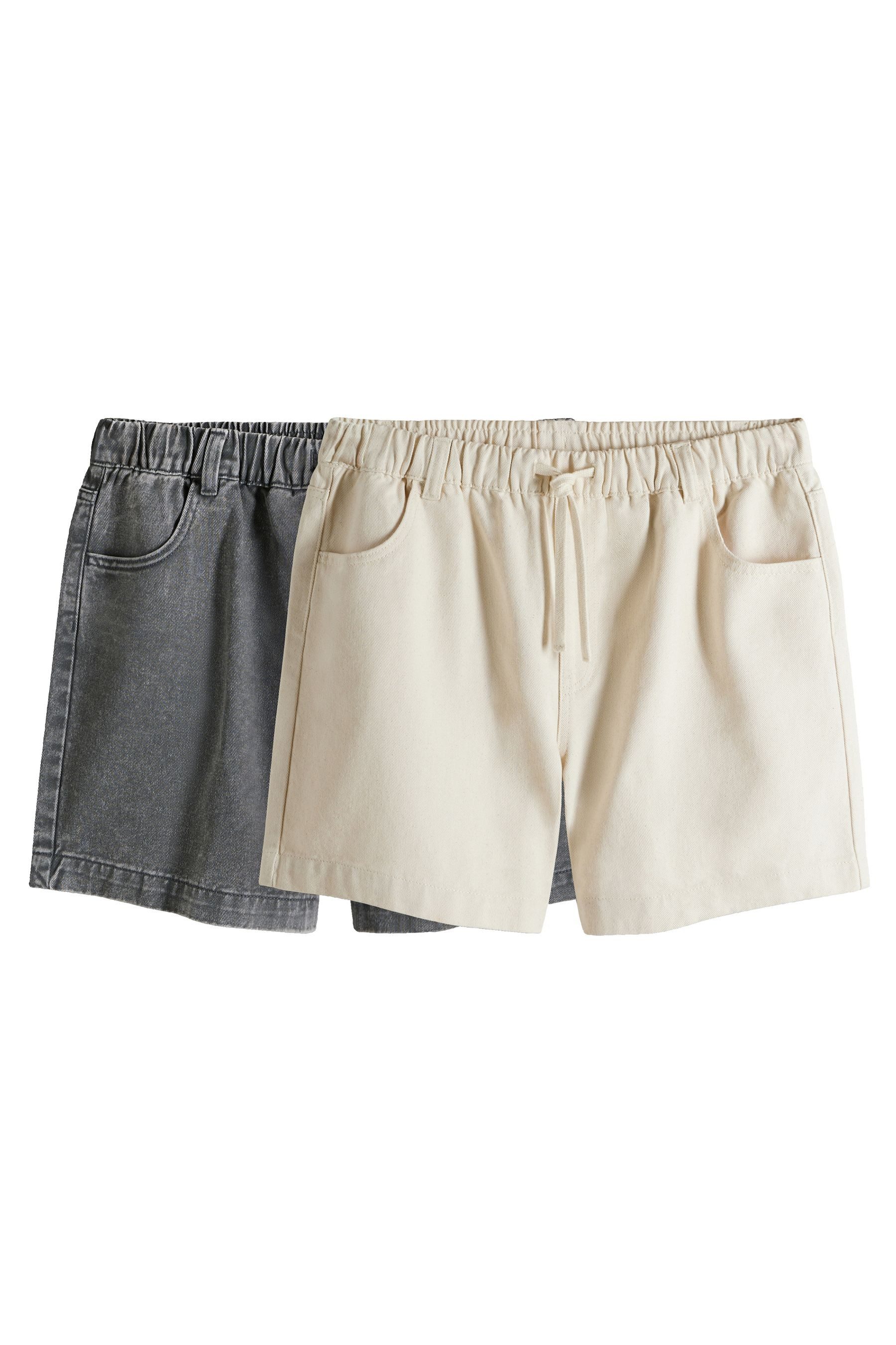 Shorts The Set weite Denim-Shorts, 2er-Pack