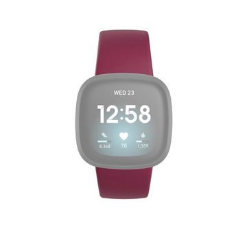 Hama Smartwatch-Armband Ersatzarmband für Fitbit Versa 3/4/Sense (2), TPU, 22 cm/21 cm