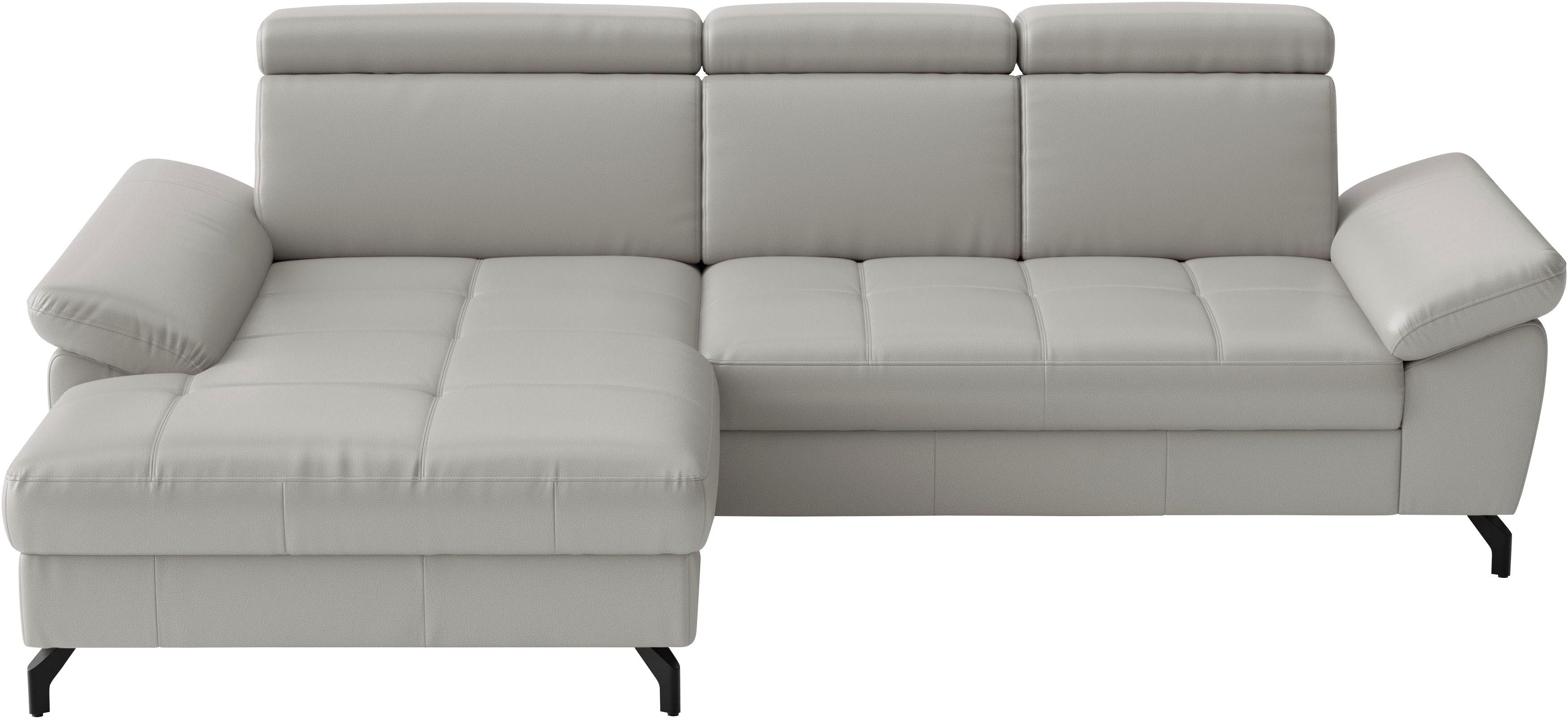 Ecksofa Vanity L-Form, B: 264 cm, Leder