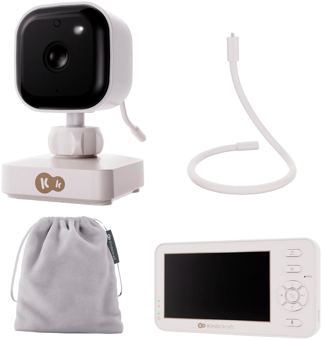 Kinderkraft Video-Babyphone NITEEYE TRAVEL, Set, 2-tlg.