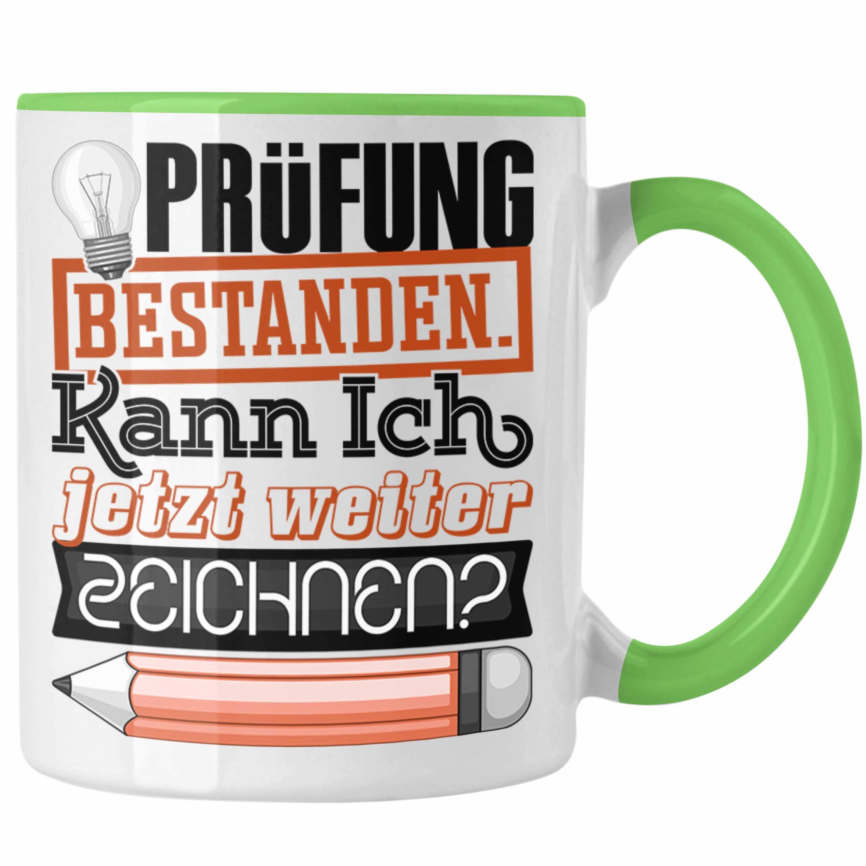 Trendation Tasse Bachelor Master Prüfung Bestanden Geschenk Tasse Studium Prüfung Besta Grün