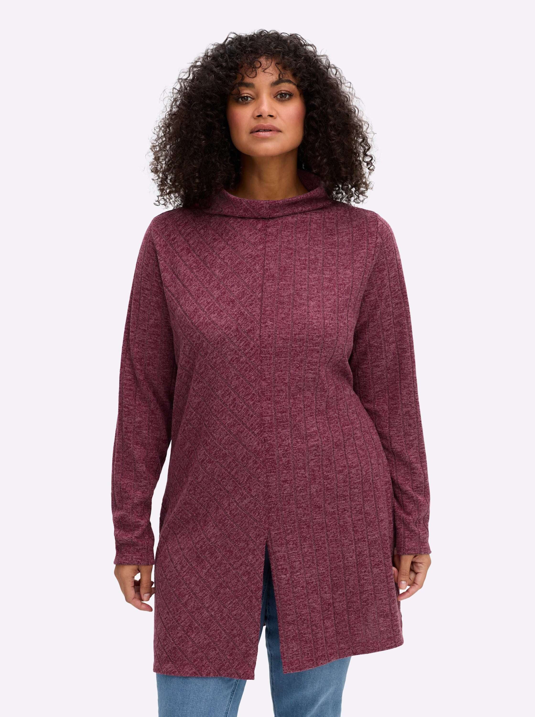 sheego by Joe Browns Strickpullover Pullover Langarm Struktur