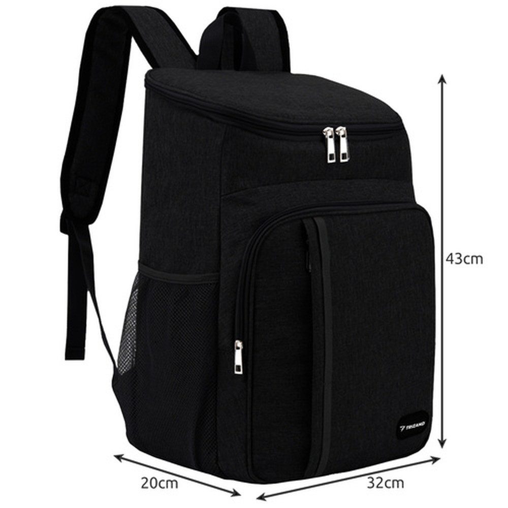 Trizand Picknickrucksack Kühlrucksack Thermorucksack (Set, 1-tlg., isoliert), Verstellbare, gepolsterte Gurte für hohen Tragekomfort