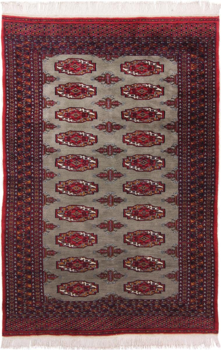 Orientteppich Turkaman 124x184 Handgeknüpfter Orientteppich / Perserteppich, Nain Trading, rechteckig, Höhe: 6 mm
