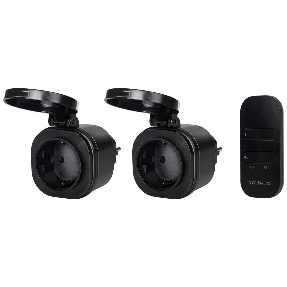 Smartwares SH4-99653 FSK 433 MHz Funk-Steckdosen-Set SH4-99653 Smart-Home-Zubehör